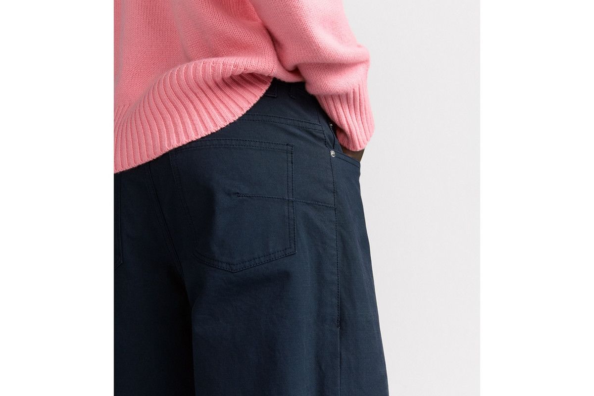 Dior o1bcso1str0326 Lewis Mamilton Wide-Leg Jeans in Navy Blue Size US 36 / EU 52 - 5 Thumbnail