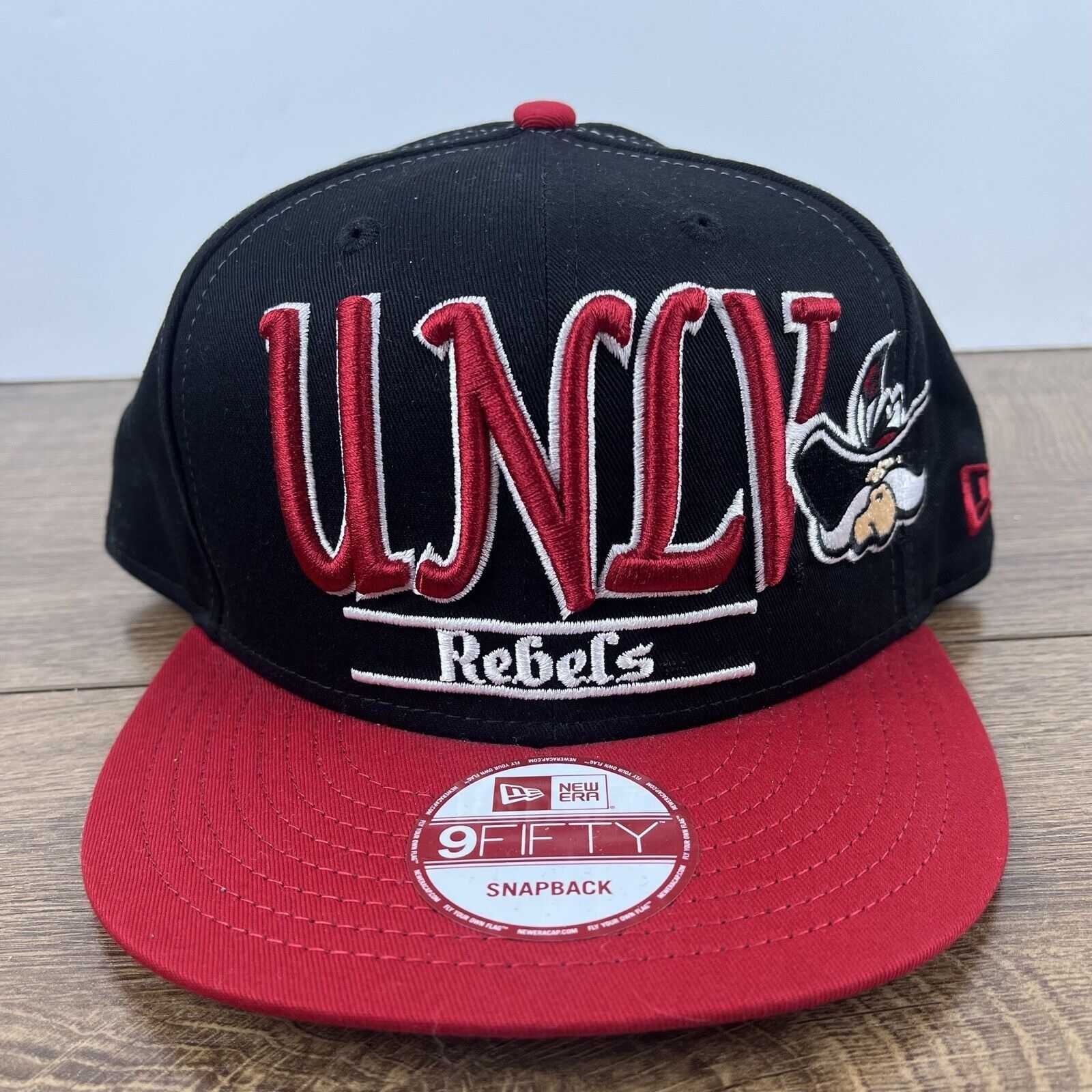 New Era UNLV Rebels Hat New Era 9FIFTY Snapback Hat Black Hat Adjust Size ONE SIZE - 2 Thumbnail