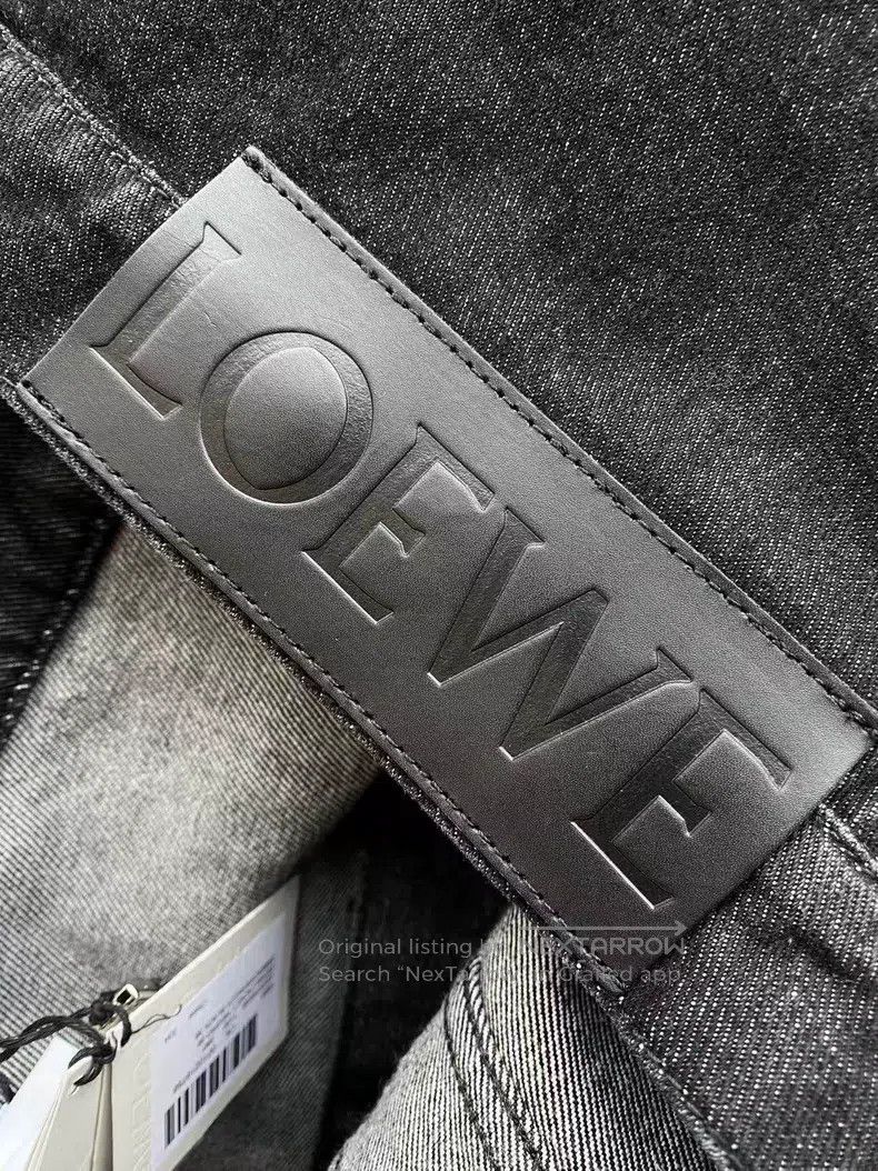 Loewe Loewe Cotton leather logo denim jacket Size XS / US 0-2 / IT 36-38 - 5 Thumbnail
