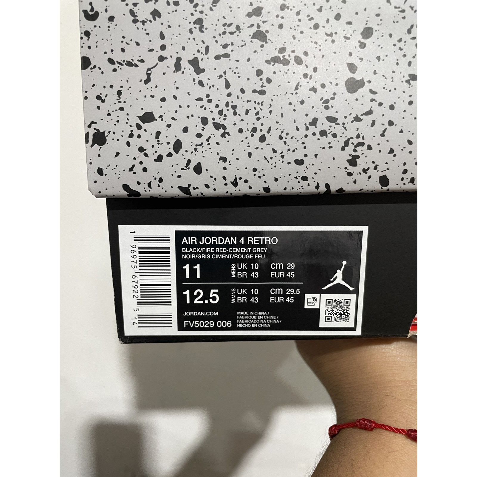 Jordan Brand NIKE JORDAN 4 BRED REIMAGINED SIZE 11 PREOWNED Size US 11 / EU 44 - 4 Thumbnail