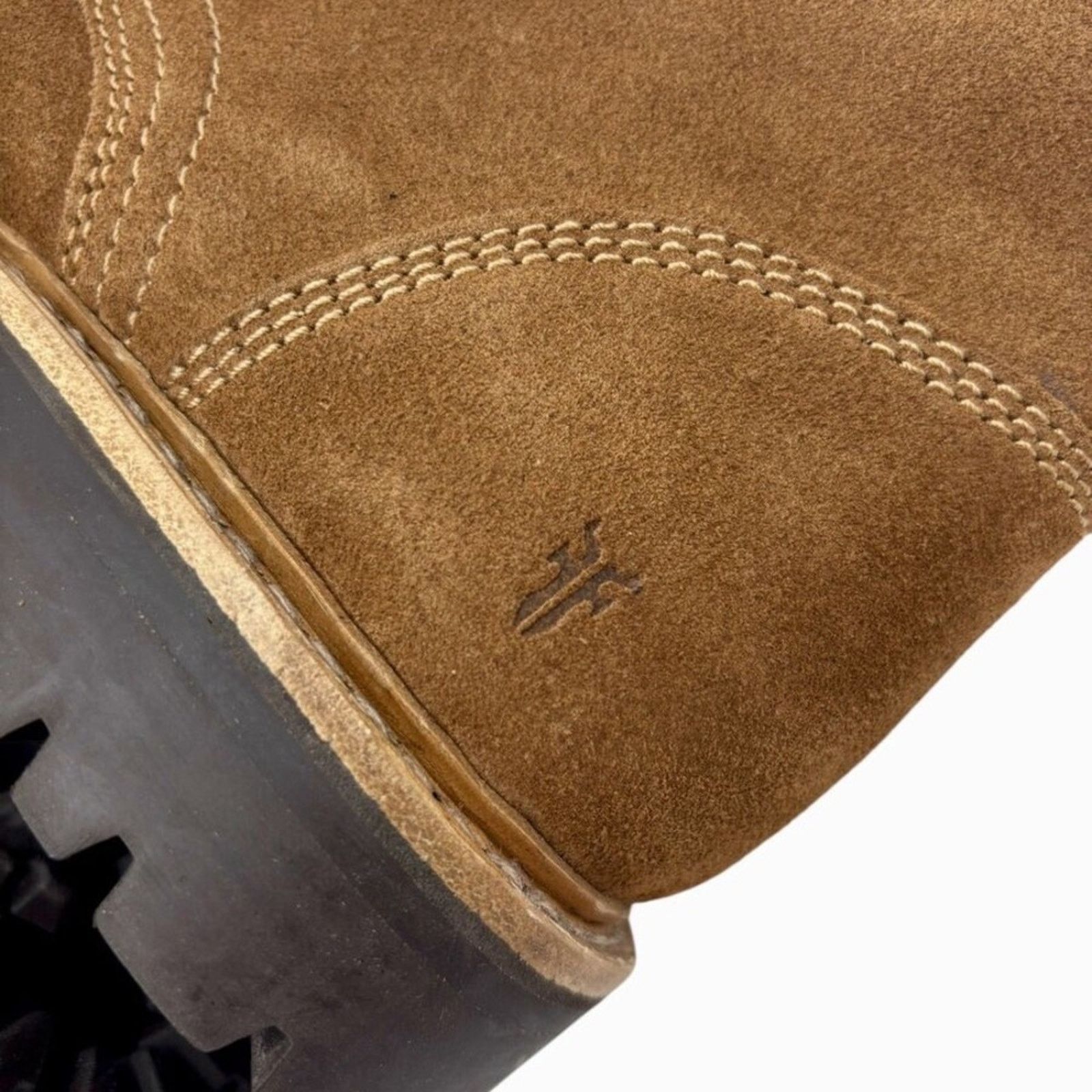 Frye Frye Russell Men SIZE 10 Tan Leather Suede Cap Boot Size US 10 / EU 43 - 5 Thumbnail