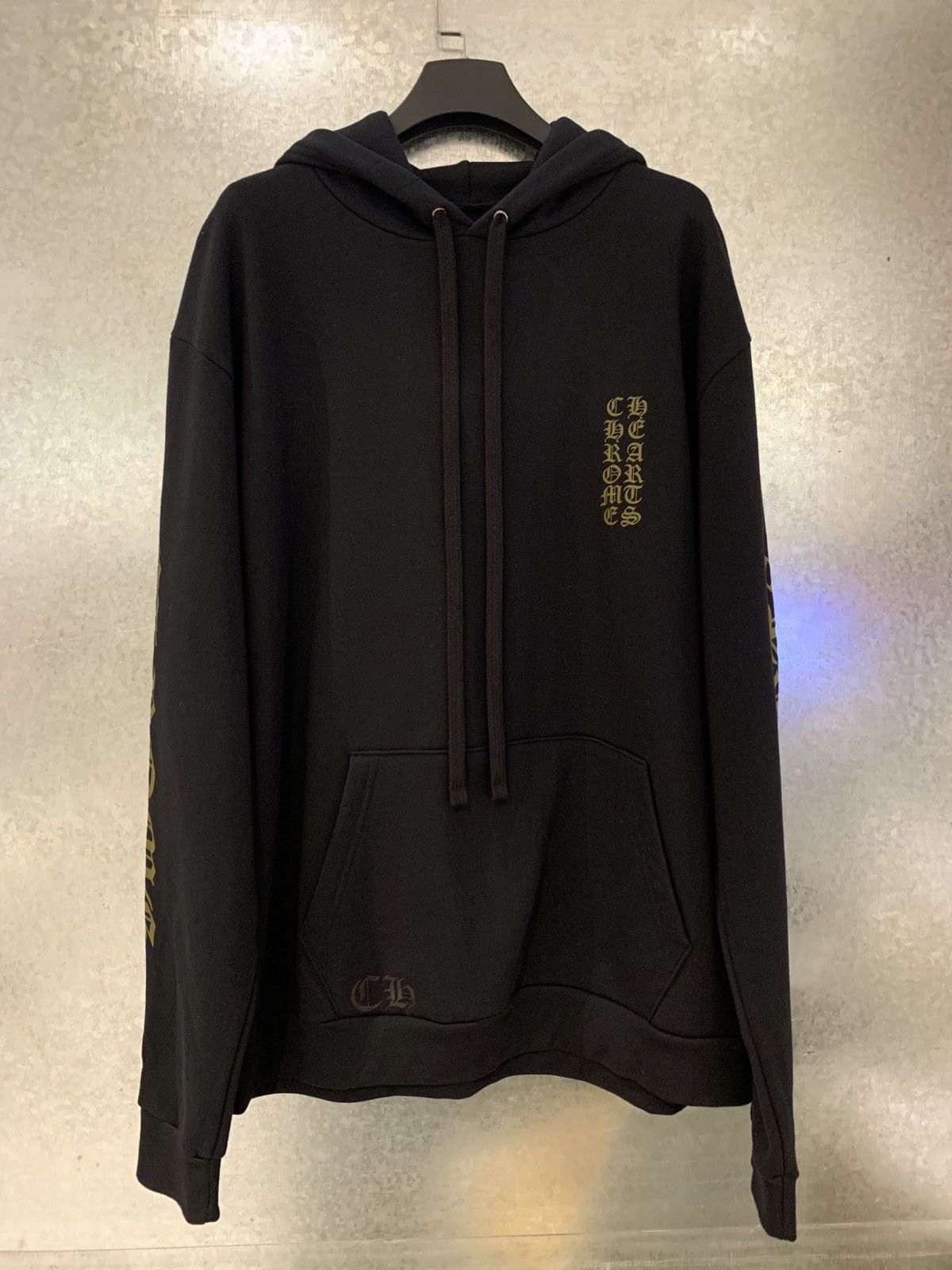 Chrome Hearts Army green vertical logo hoodie Size US L / EU 52-54 / 3 - 1 Thumbnail