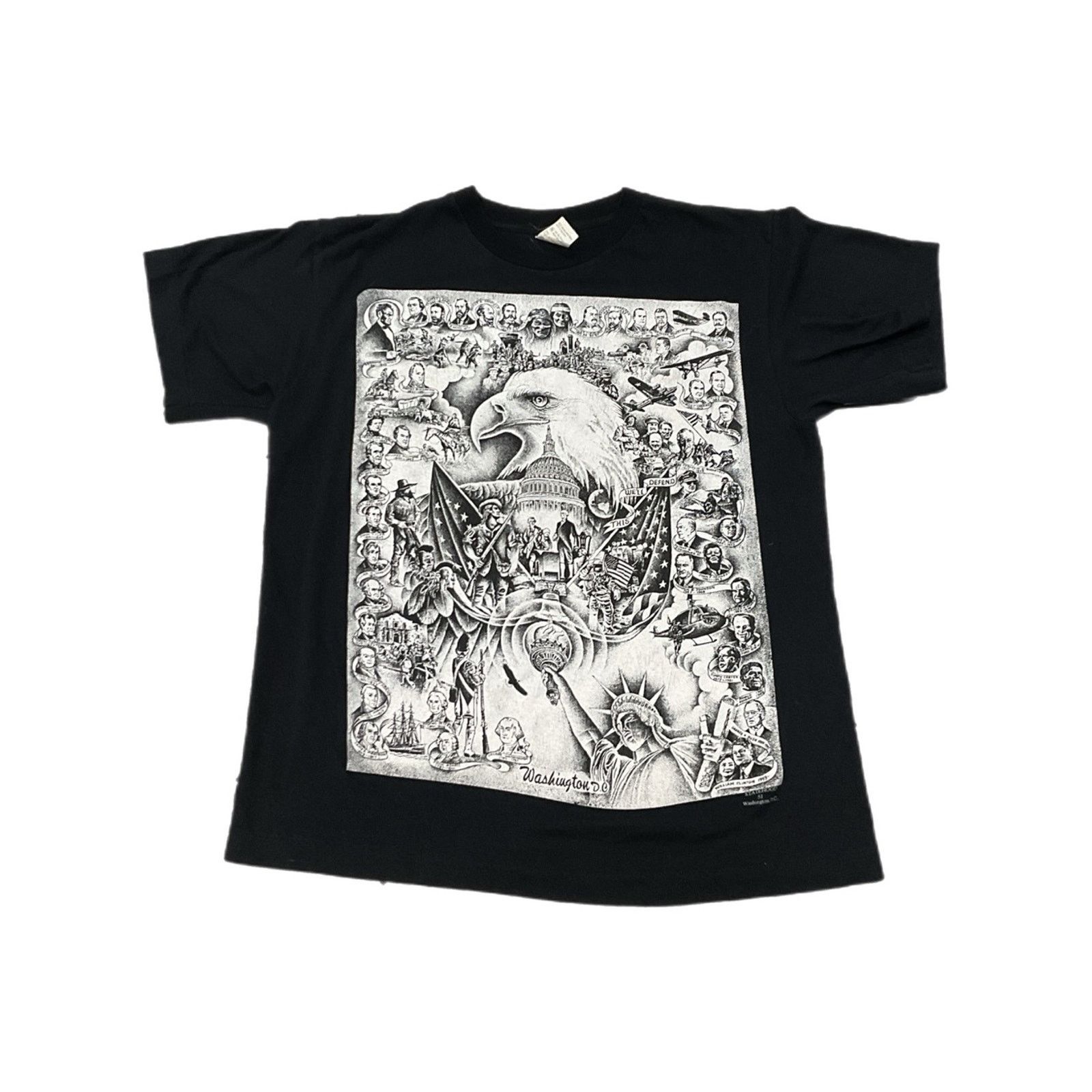 Vintage Washington D.C. Americana Graphic T-Shirt Size US L / EU 52-54 / 3 - 1 Thumbnail