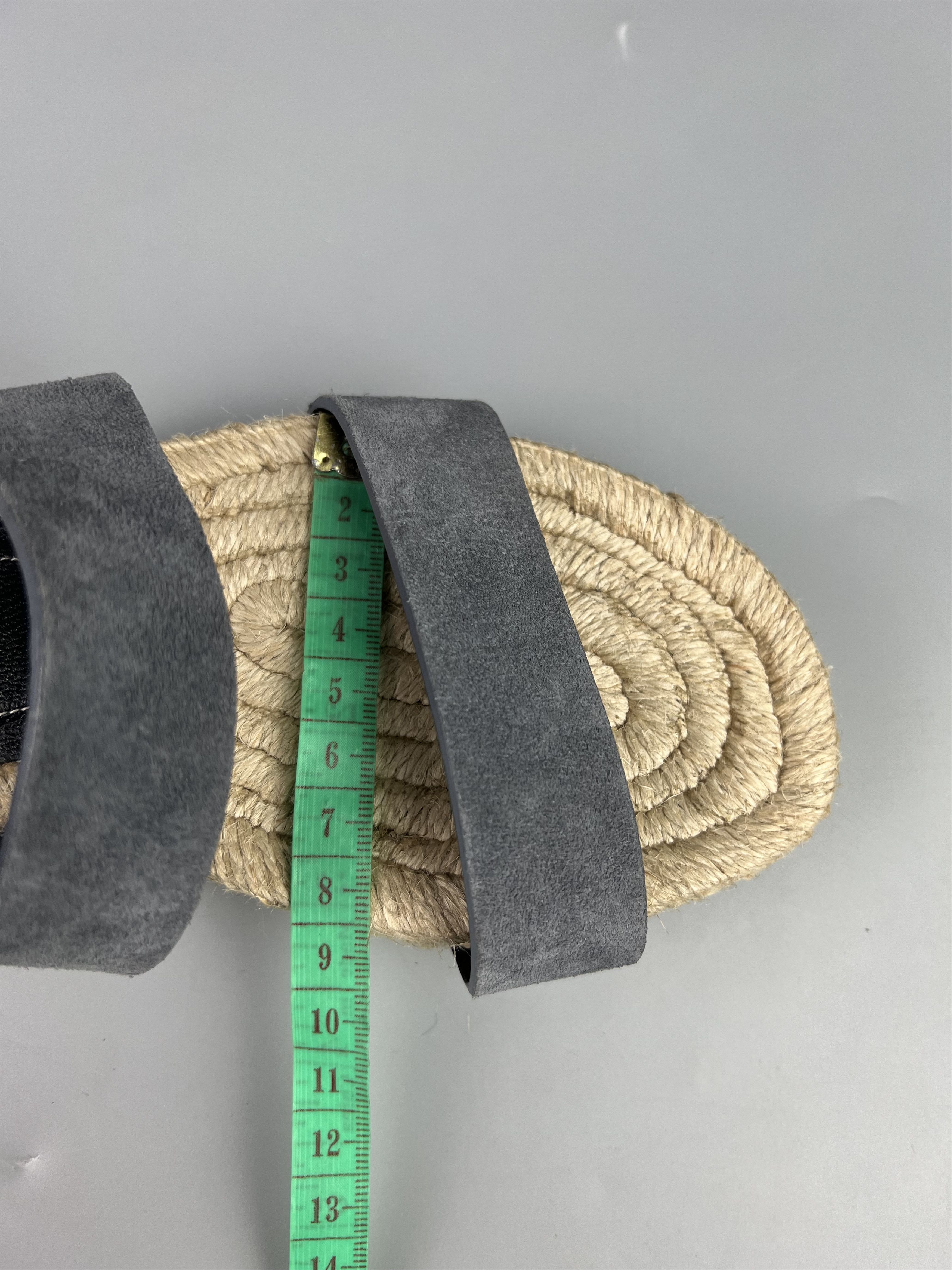 Balenciaga Gray Suede Leather Sandals Size 37
