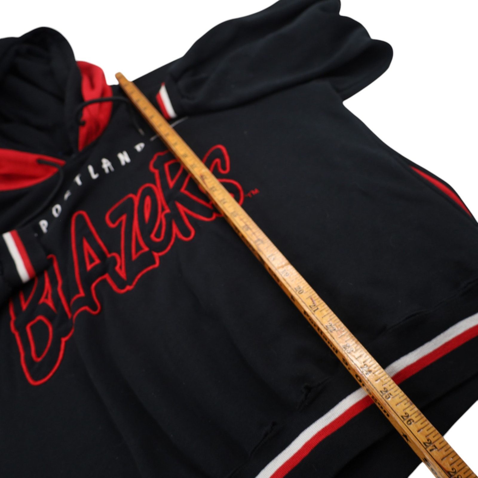NBA × Starter × Vintage Vintage Starter Portland Blazers Double Hood Hoodie Size US XL / EU 56 / 4 - 10 Thumbnail