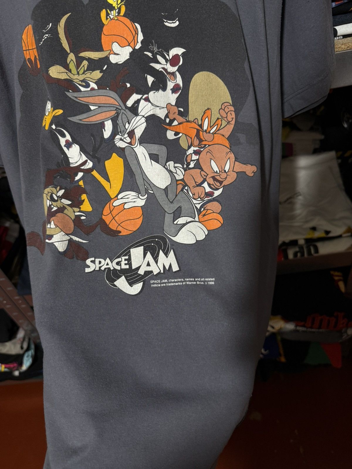 Nutmeg Vintage 1996 Space Jam Nutmeg 1996 Warner Bros T-Shirt Y2K Size US M / EU 48-50 / 2 - 5 Thumbnail