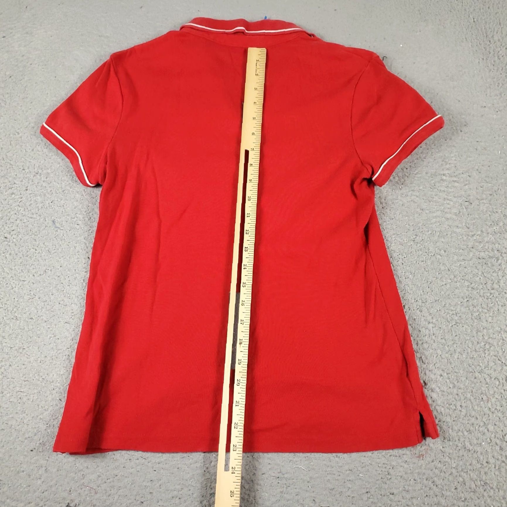 Tommy Hilfiger Tommy Hilfiger Women's Polo Shirt Medium Red Casual Short Sleeve Classic Size M / US 6-8 / IT 42-44 - 3 Thumbnail