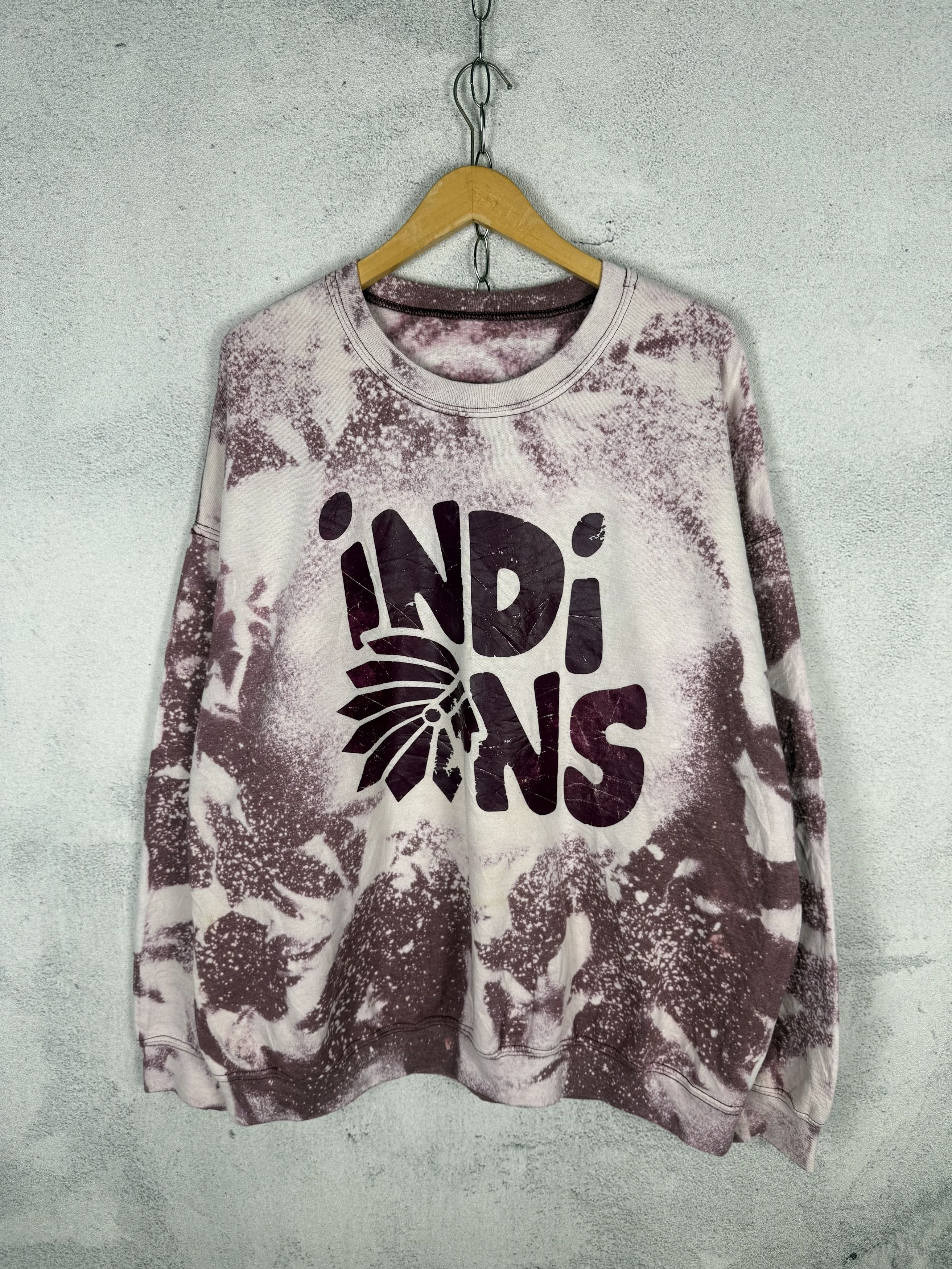 Vintage Vintage Indians Tie Dye Sweatshirt Crewneck Size US XXL / EU 58 / 5 - 3 Thumbnail