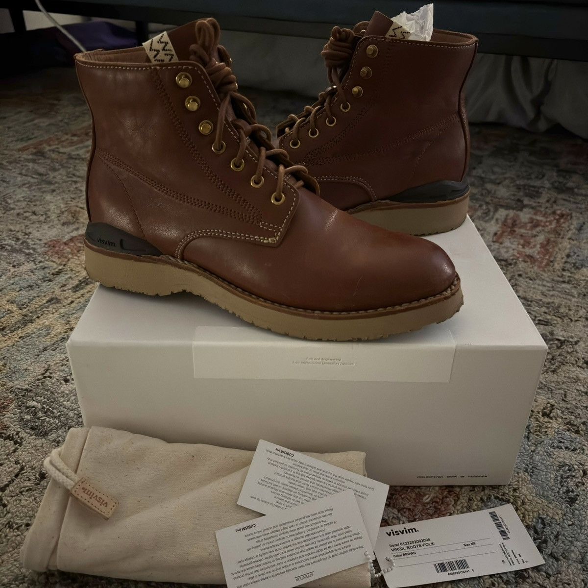 visvim 21AW ICT VIRGIL BOOTS-FOLK ブーツ　M９ VIRGIL BOOTS-FOLK | Visvim Official North American Web Store