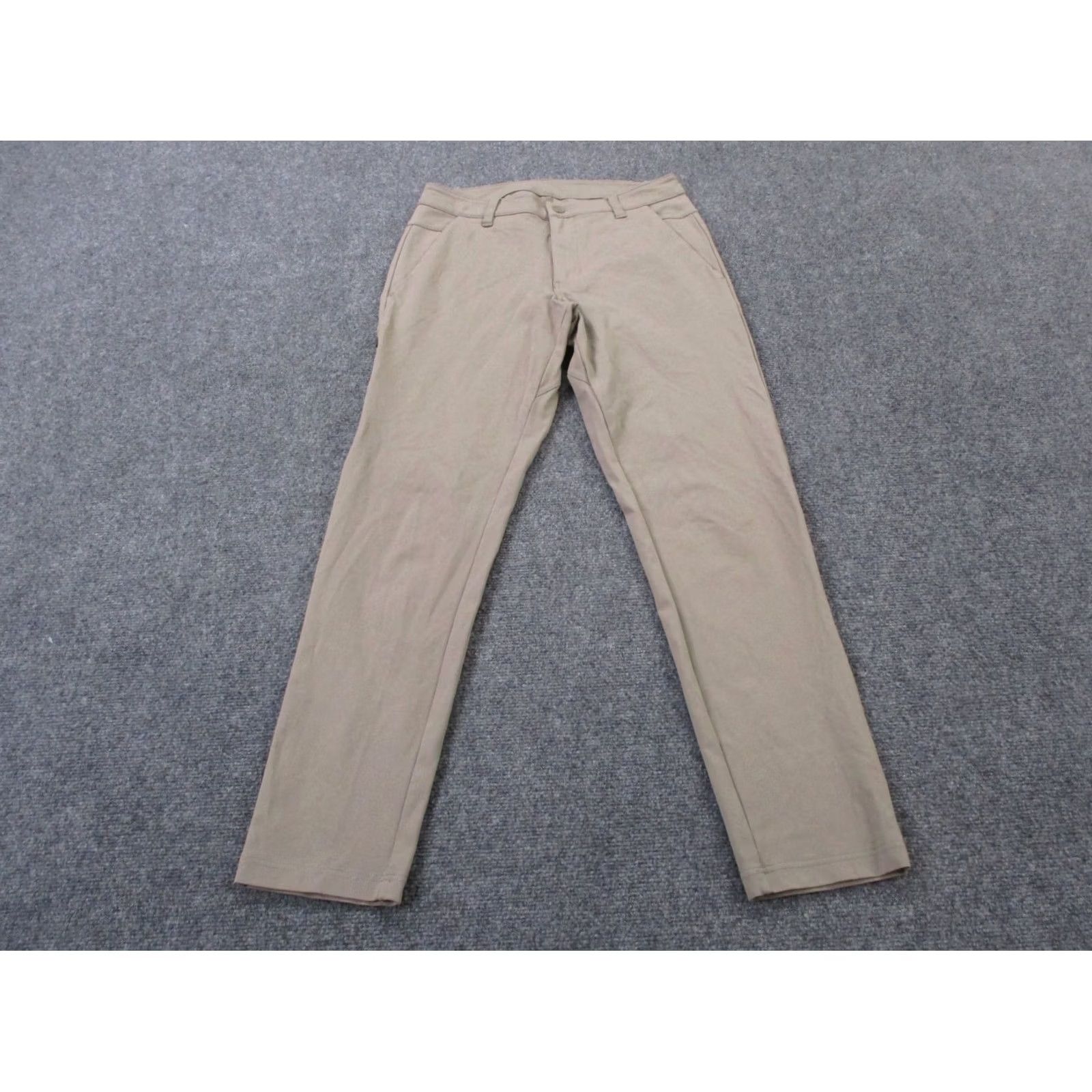 Vintage BYLT Pants Mens 31 Beige Chino Everyday Pant 2.0 Slim Straight Stretch Taupe Beige Size US 31 - 2 Thumbnail