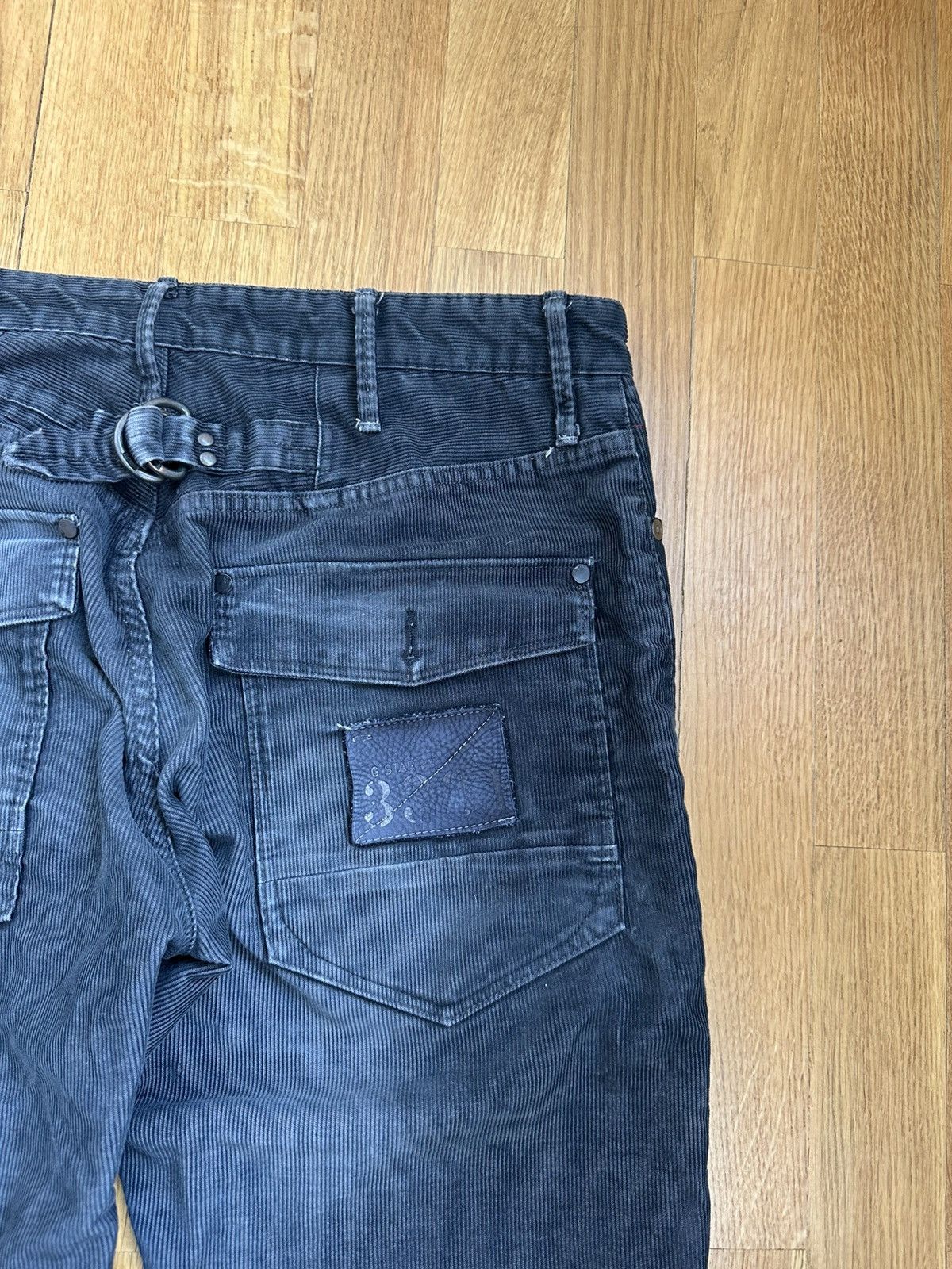 G-Star Vintage G-star Corduroy Pants Patch Logo Y2K Size US 33 - 5 Thumbnail
