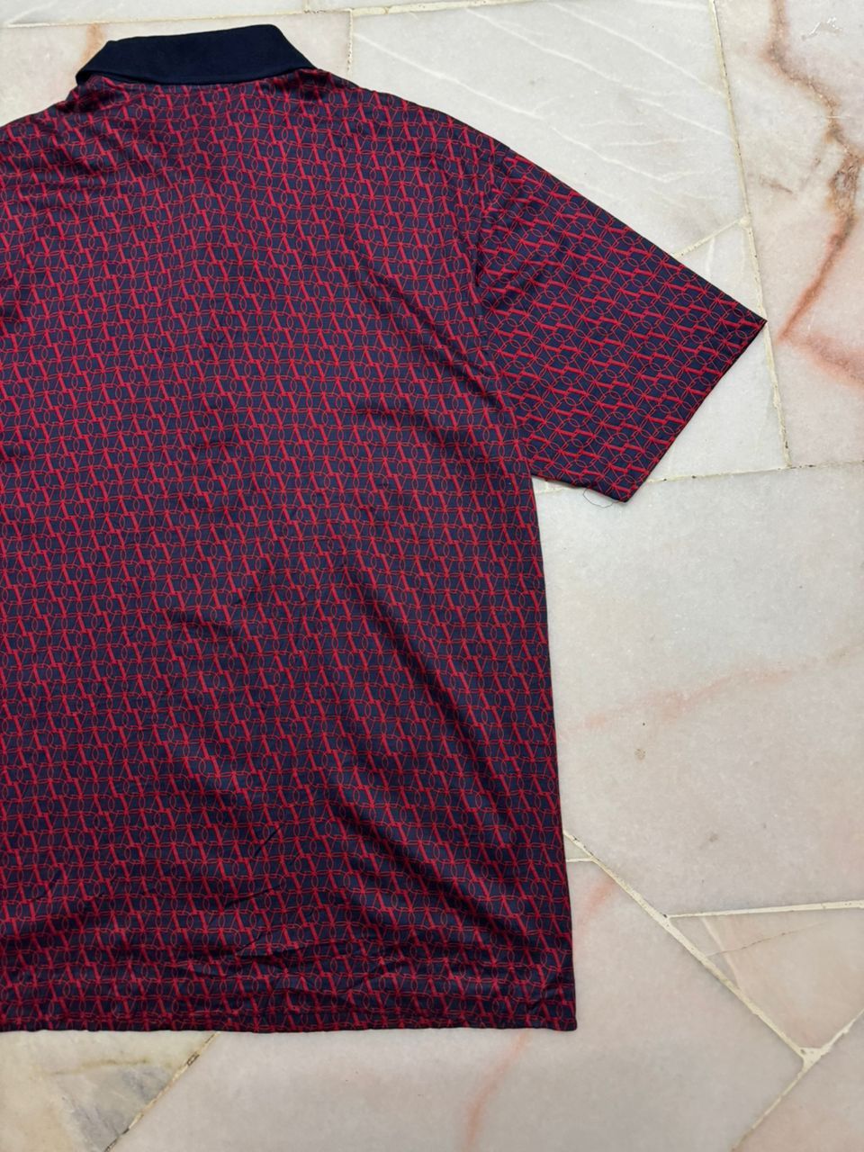 Valentino 💥Rare💥Vintage 1990s Valentino Chemises Oblique Monogram Polo Size US M / EU 48-50 / 2 - 15 Thumbnail