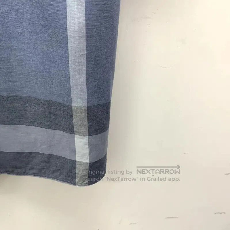 Burberry Burberry L Size Blue Cotton Dress. Size L / US 10 / IT 46 - 5 Thumbnail