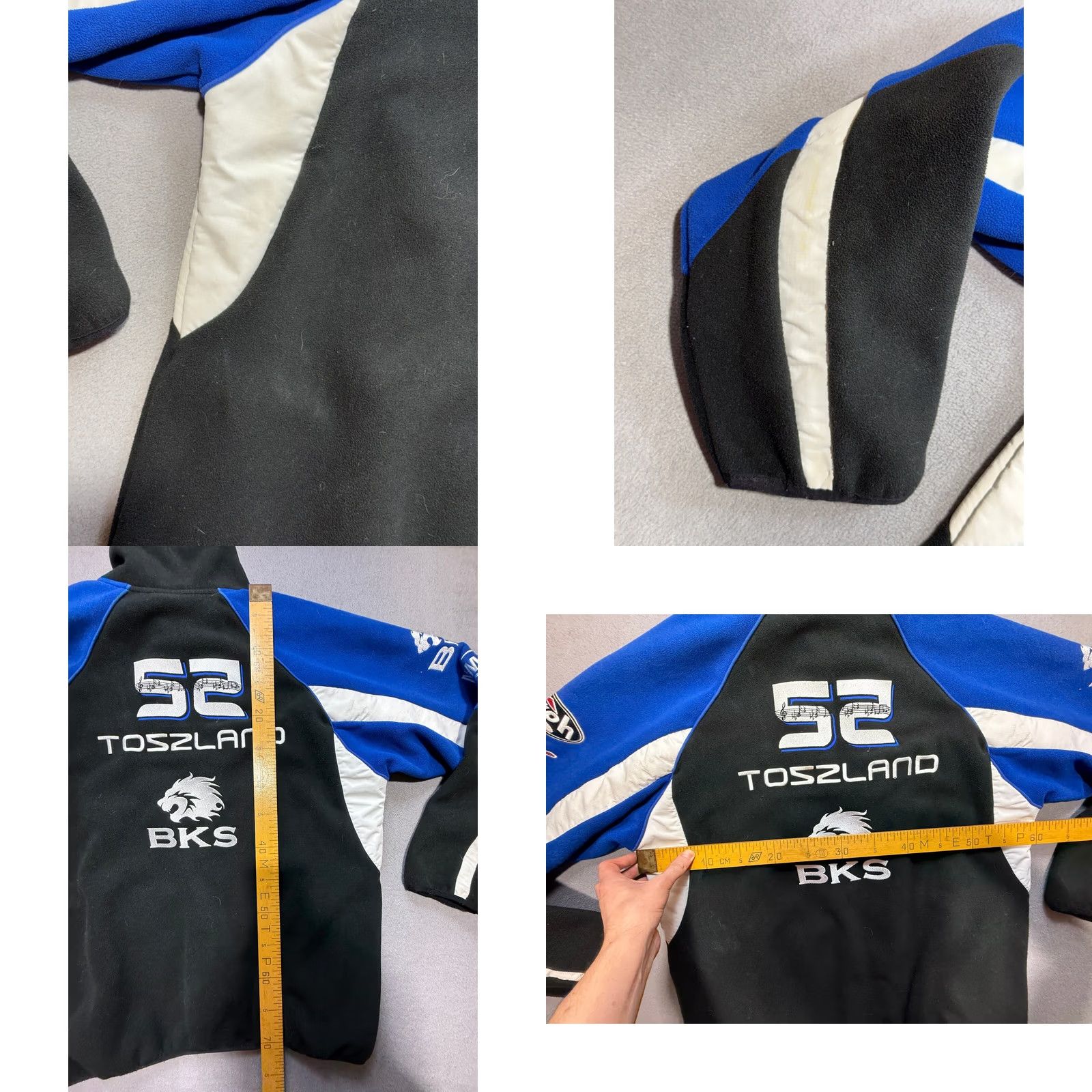 Vintage Toszland 52 Racing Fleece Black Zip Jacket mens XL Size XL Jacket Fleece Polyester Black Racing Size US XL / EU 56 / 4 - 11 Thumbnail