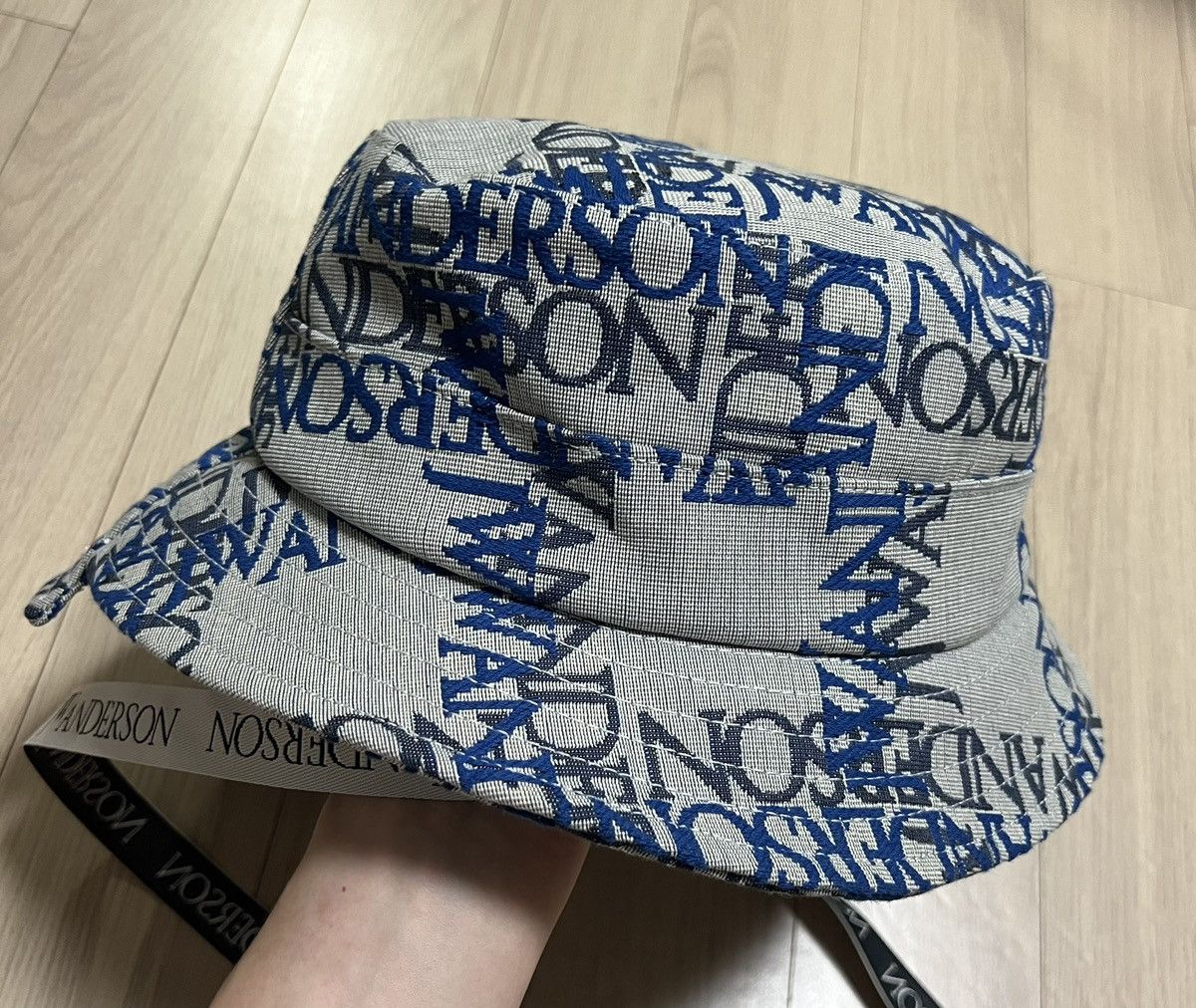 JW Anderson JW Anderson Logo Asymmetric Bucket Hat Size ONE SIZE - 3 Thumbnail