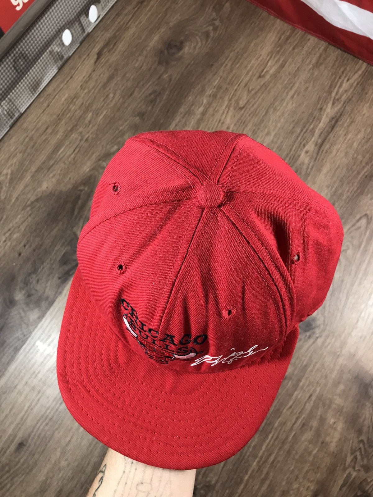 NBA × Vintage Vintage 90s Chicago Bulls Jordan 23 Cap Hat Size ONE SIZE - 7 Thumbnail