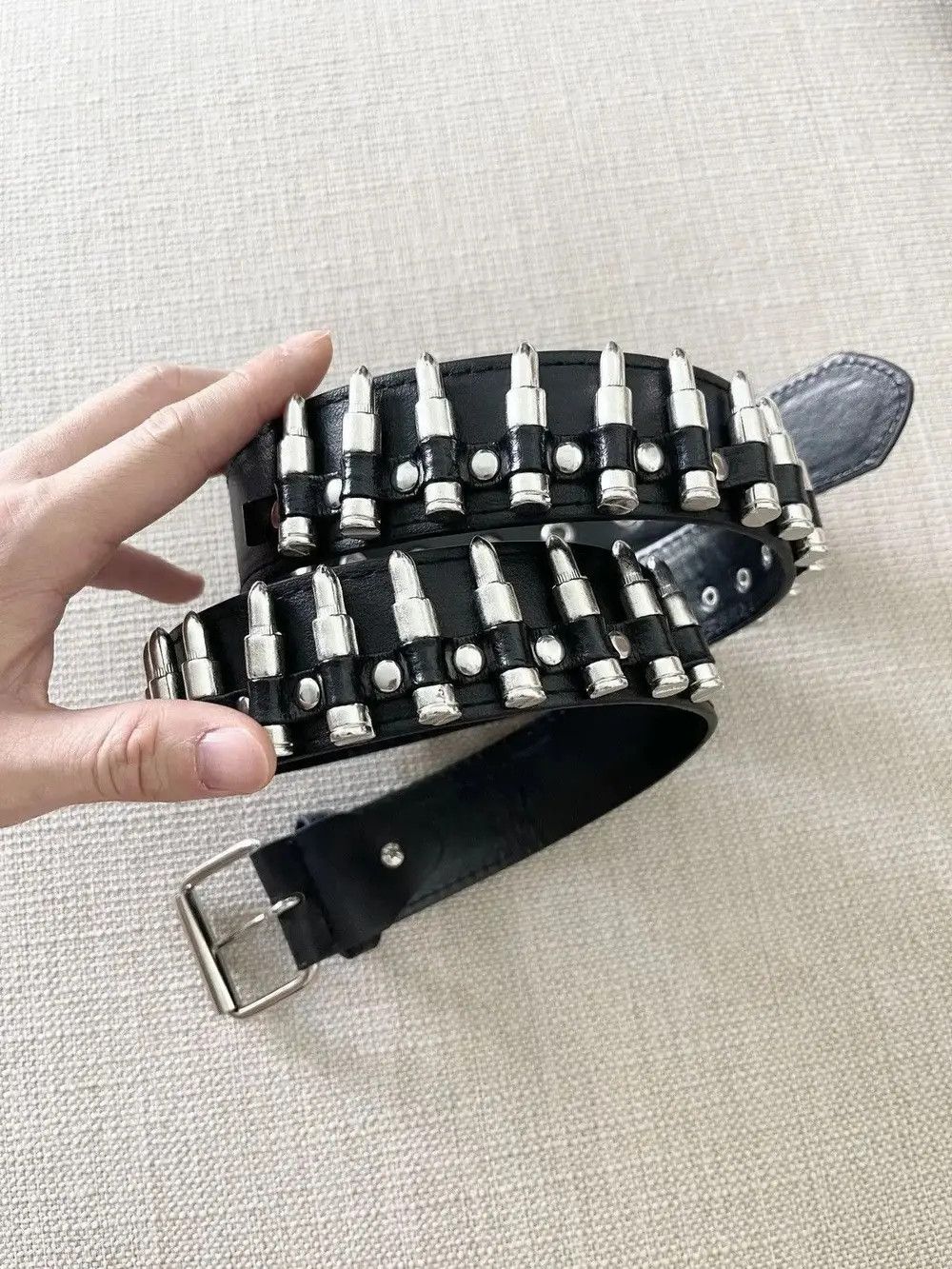 Other Y2K Japan Bullet belt Size 32 - 5 Thumbnail