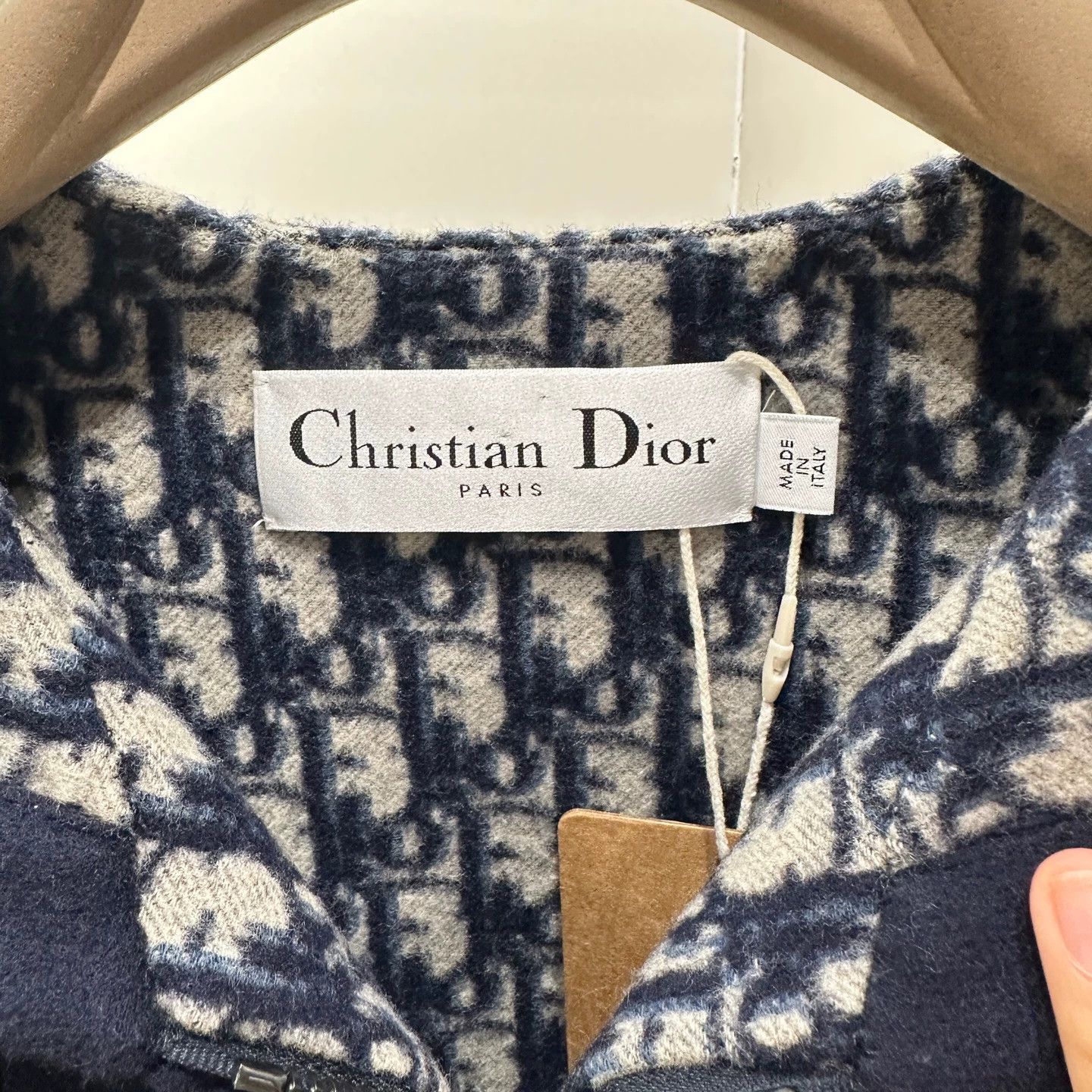 Christian Dior Monsieur CD apr176 blue hooded double-sided zip cashmere jacket 38 Size S / US 4 / IT 40 - 6 Thumbnail