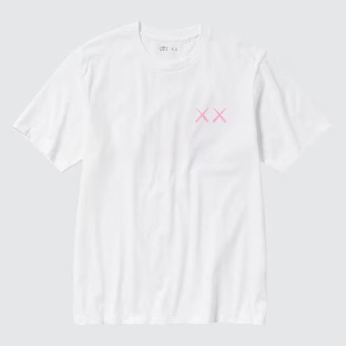 Kaws × Uniqlo Uniqlo x Kaws White/Pink T-Shirt US L = ASIA XL Brand-New Size US L / EU 52-54 / 3 - 2 Thumbnail