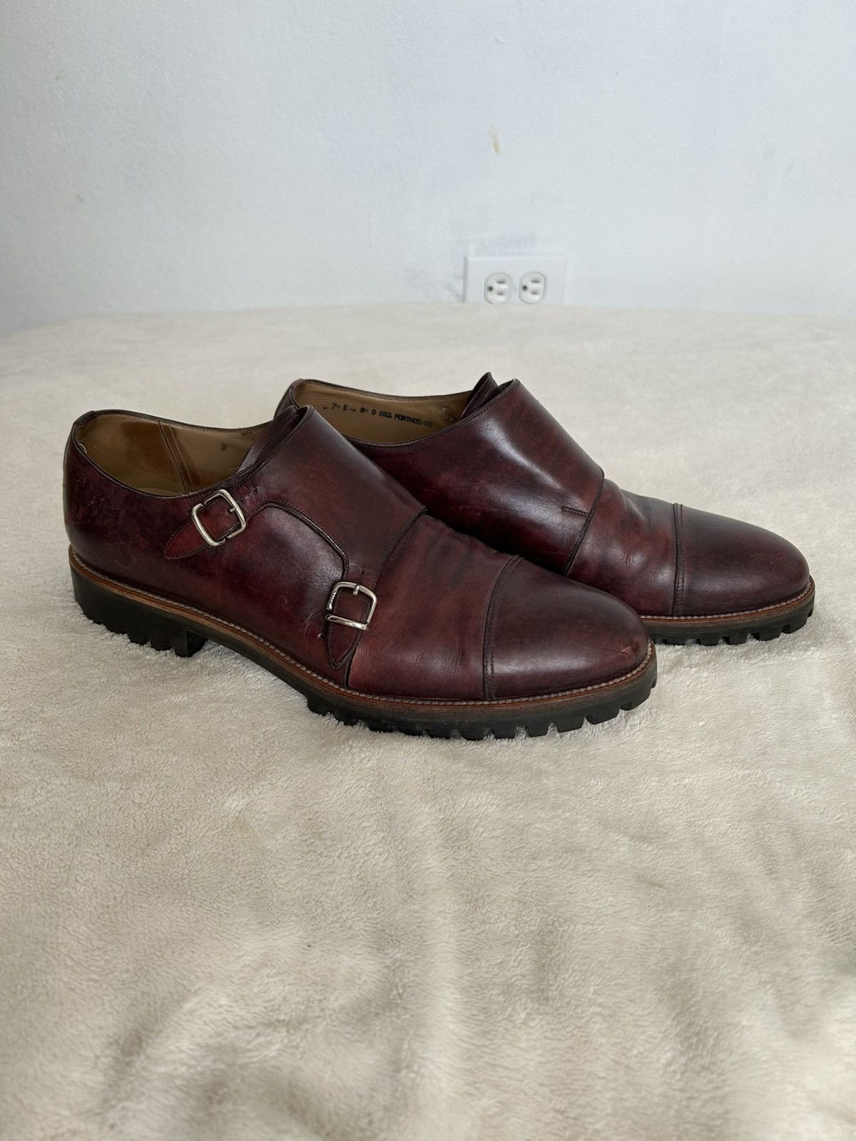 Bally Bally Leather Monk Straps Size US 8.5 / IT 38.5 - 1 Thumbnail