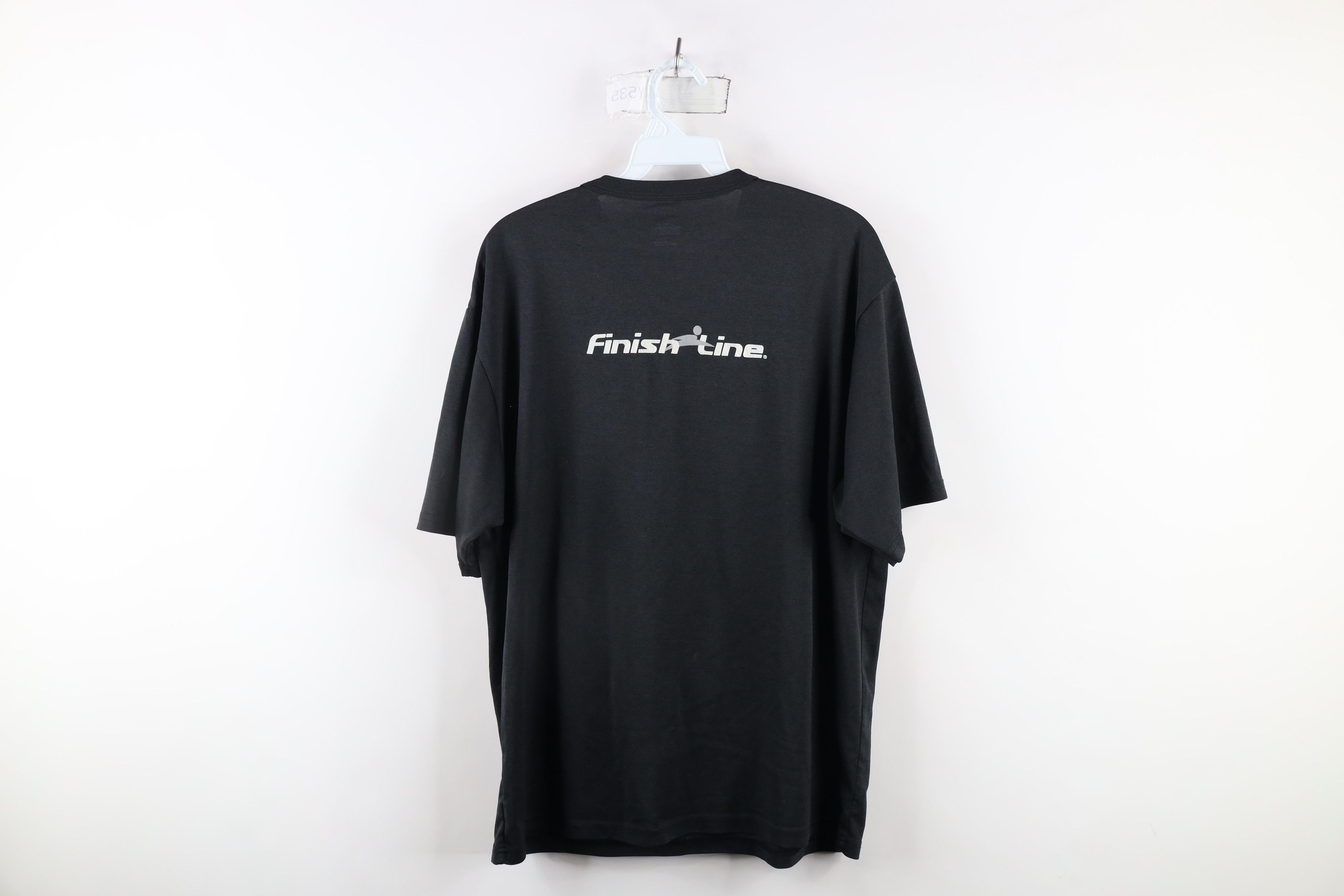 Nike × Vintage Vintage Nike Travis Scott Mini Swoosh Knit T-Shirt Black Size US M / EU 48-50 / 2 - 12 Thumbnail
