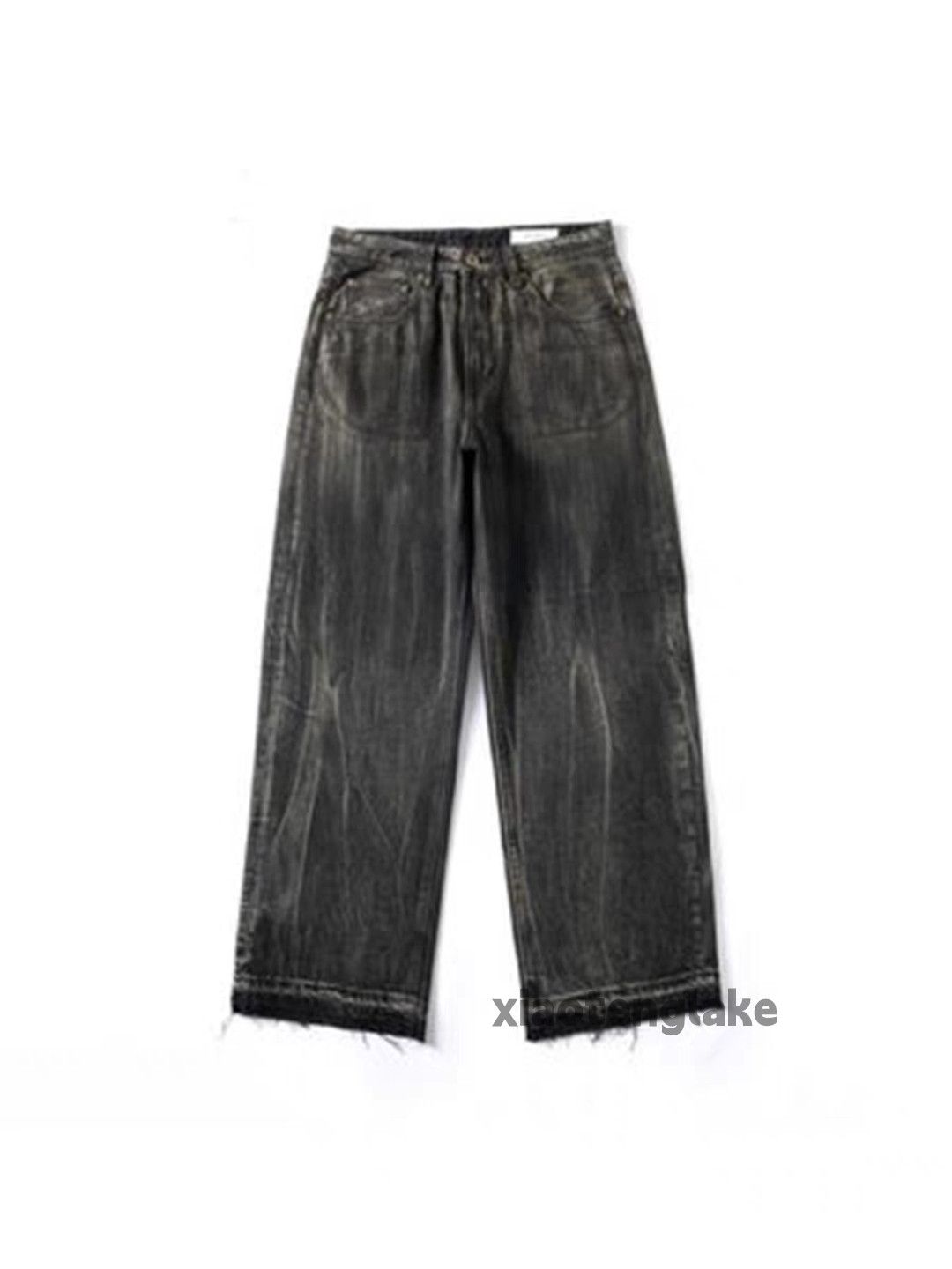 Jean × Vintage washed faded skate hiphop stain tie dye baggy jeans Size US 32 / EU 48 - 5 Thumbnail