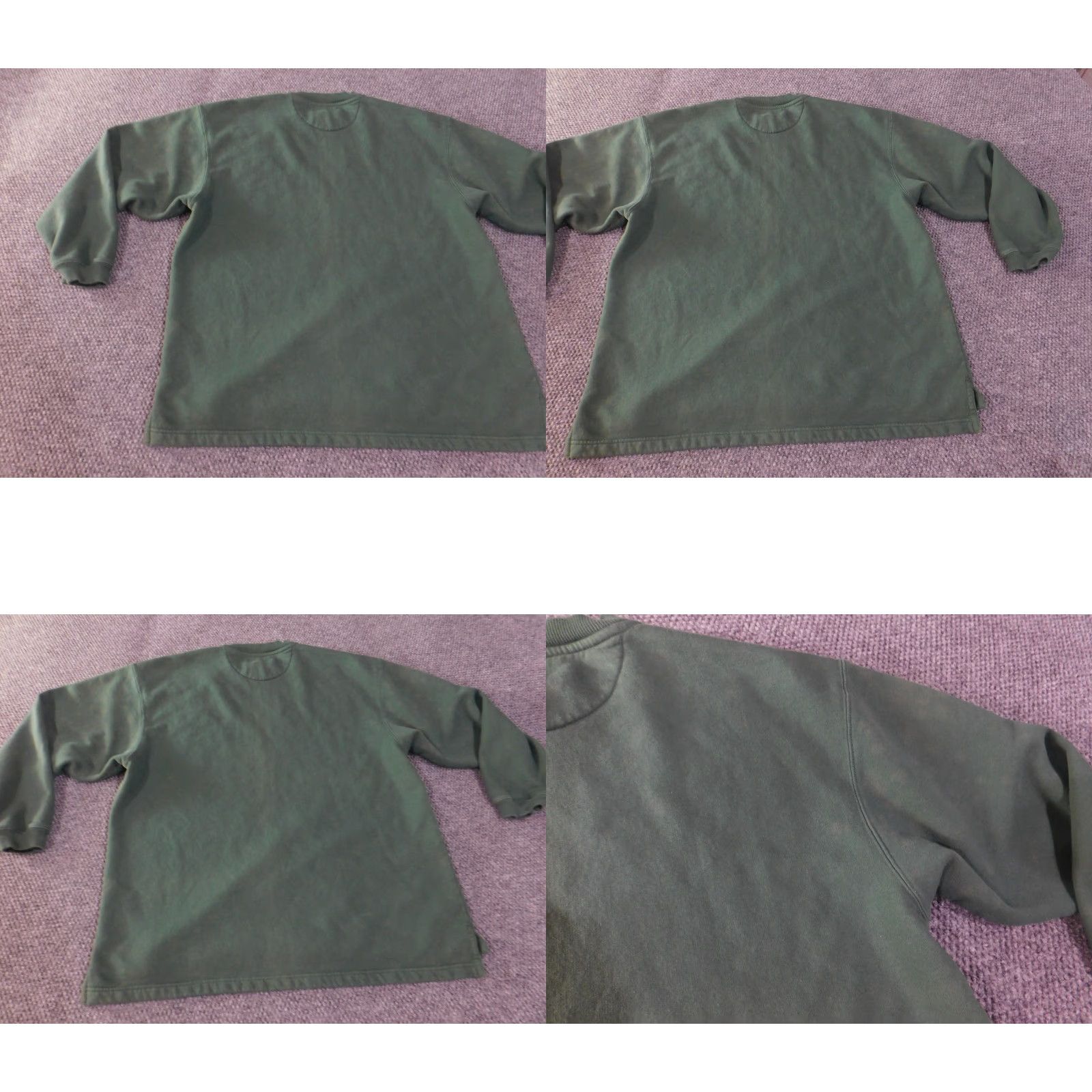 Eddie Bauer VINTAGE Eddie Bauer Ebtek Sweater Mens Large Green Crewneck Pullover Fleece 90s Athletic Casual Outdoor Winter Cotton Polyester Ribbed Crew Neck Size US L / EU 52-54 / 3 - 9 Thumbnail