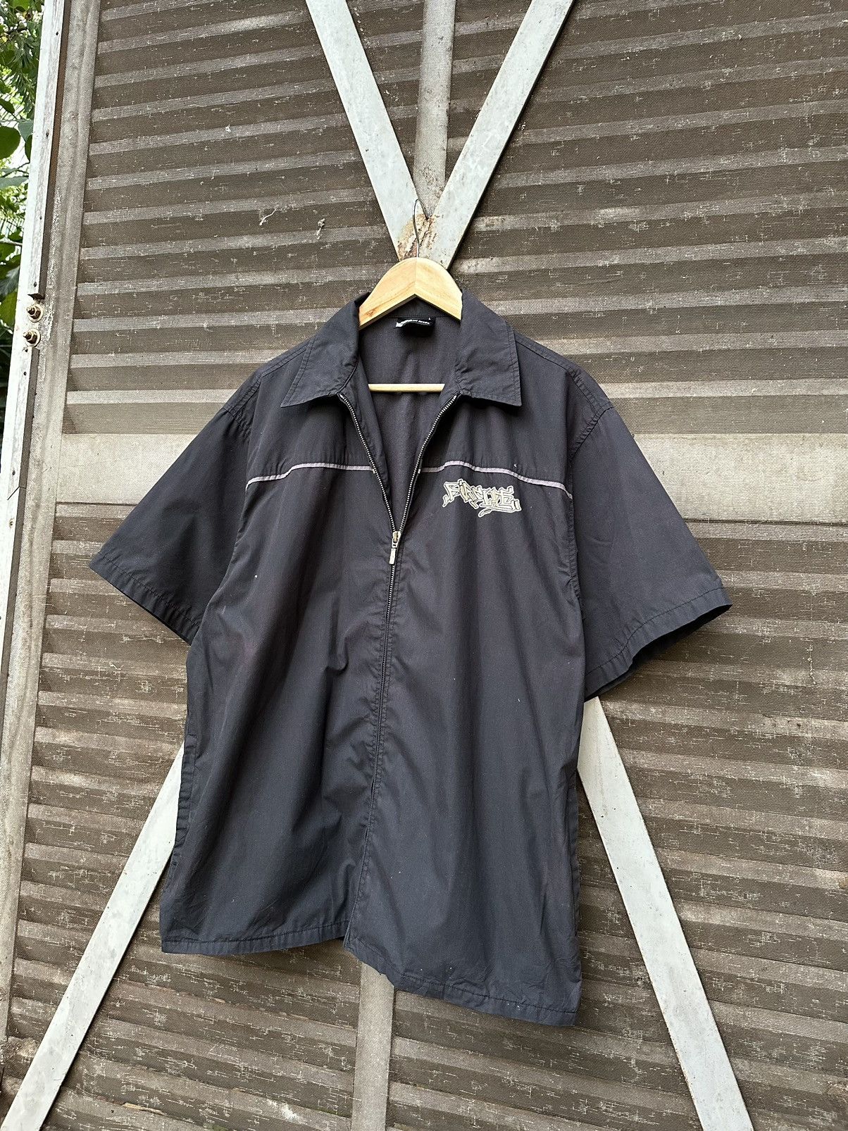 Vintage 🛹Vintage Dack Dive “SLIDE MIC” Baggy SKATE Shirt Size US L / EU 52-54 / 3 - 11 Thumbnail