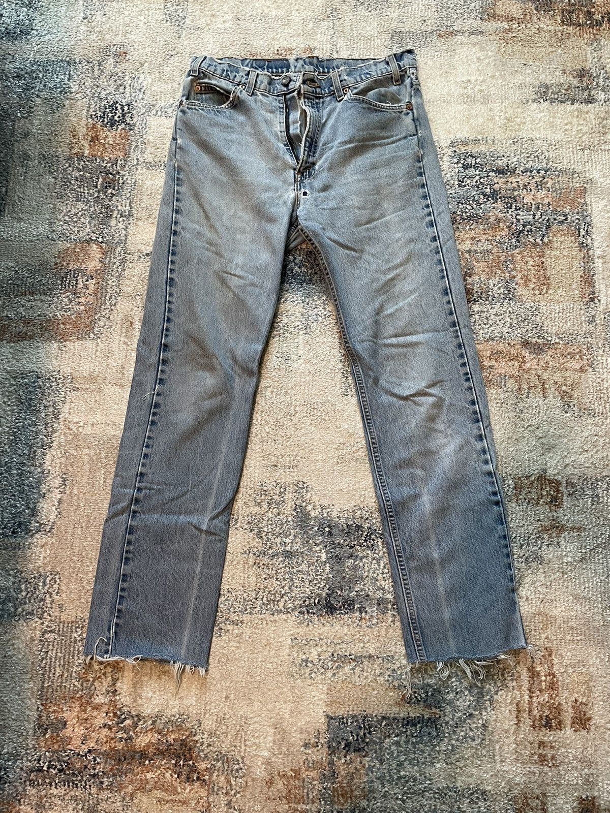 Levi's × Vintage Levi’s Orange Tab 505 Light Wash Size US 33 - 1 Thumbnail