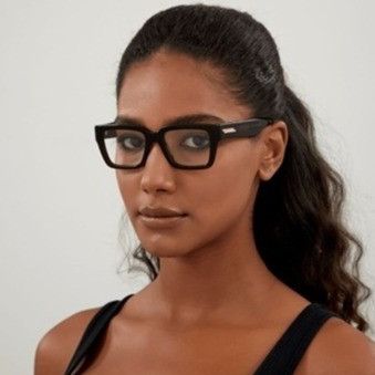 Bottega Veneta Bottega Veneta BV1153O 005 Eyeglasses Black 51mm Square Size ONE SIZE - 3 Thumbnail