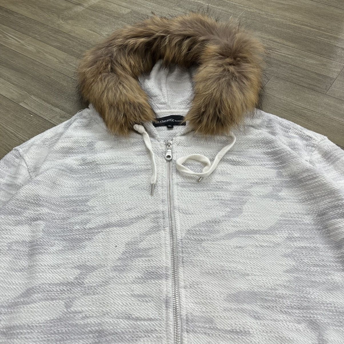 In The Attic 2000s In The Attic Homme Camouflage Lgb Style Zip Fur Hoodie Size US XL / EU 56 / 4 - 3 Thumbnail