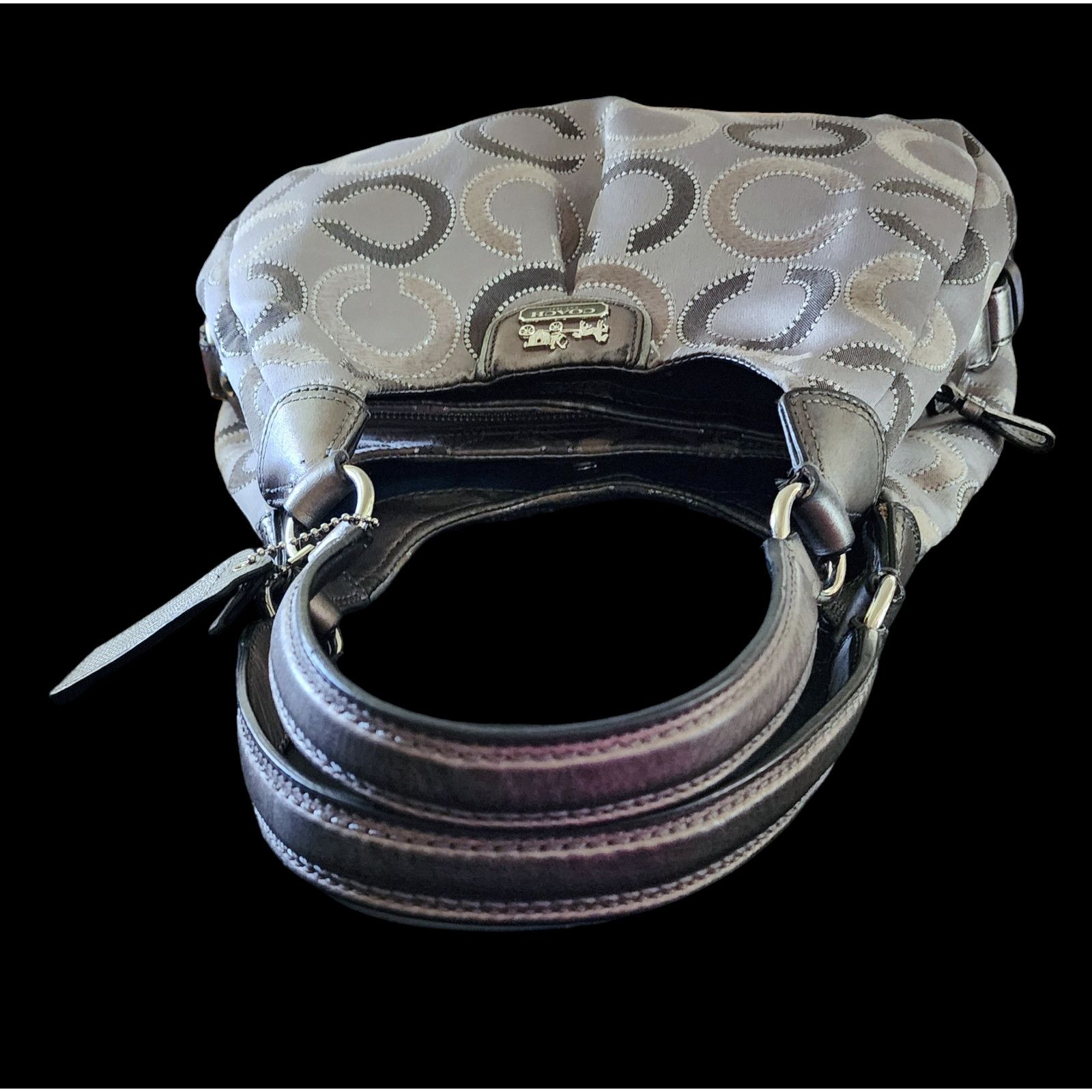 Coach Coach Madison Maggie Hobo Bag Gunmetal gray leather wallet Size ONE SIZE - 12 Thumbnail