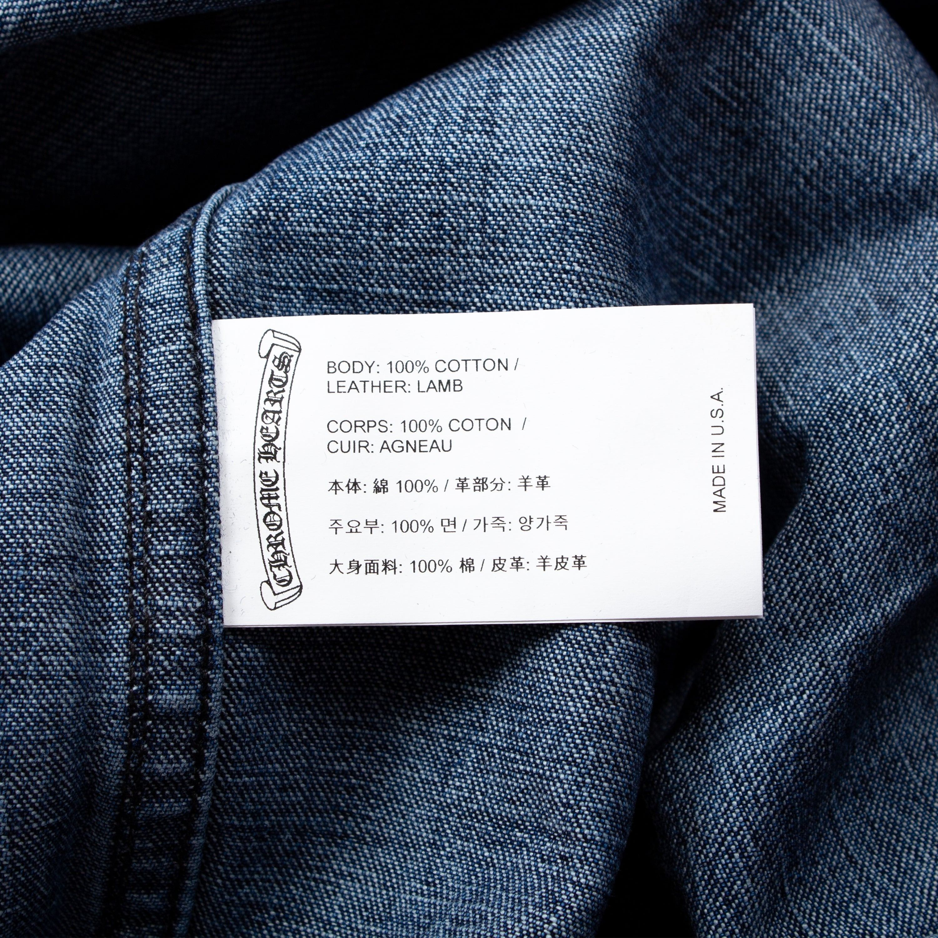 Chrome Hearts DENIM CROSS PATCH WORKDOG Size US L / EU 52-54 / 3 - 5 Thumbnail