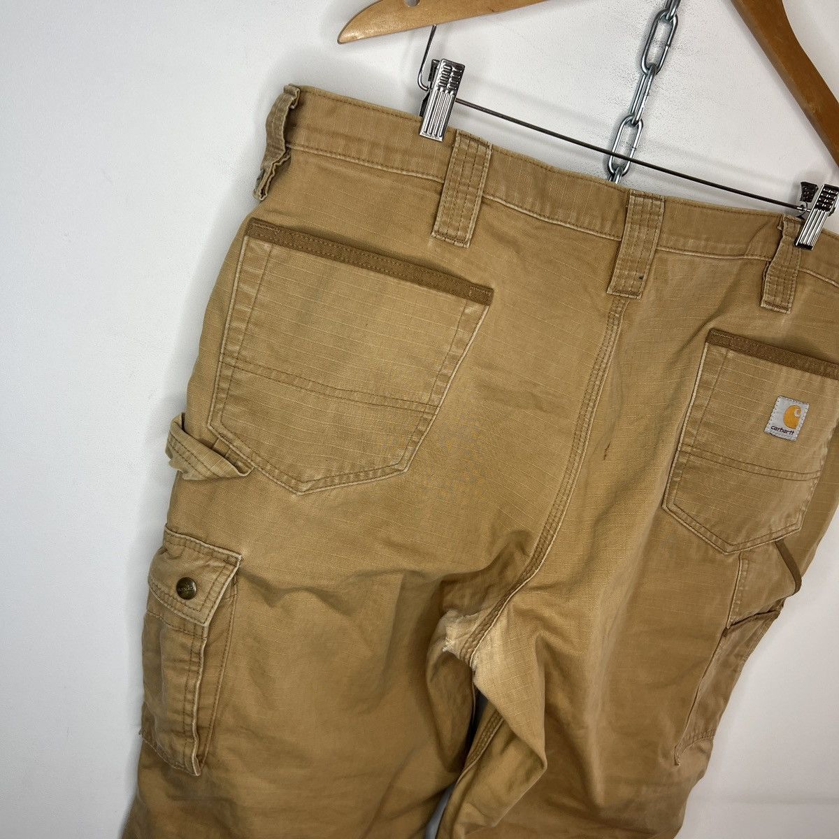 Carhartt Carhartt Workwear Faded Distressed Double Knee Shorts 90s Size US 38 / EU 54 - 9 Thumbnail