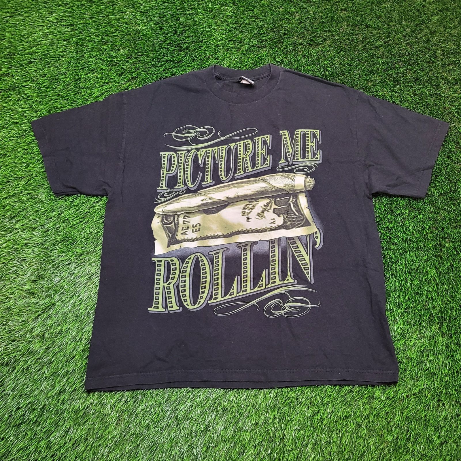 Vintage VTG Y2K Mafioso "Picture Me Rollin" T-Shirt 2XL USA 2Pac Size US XXL / EU 58 / 5 - 1 Thumbnail