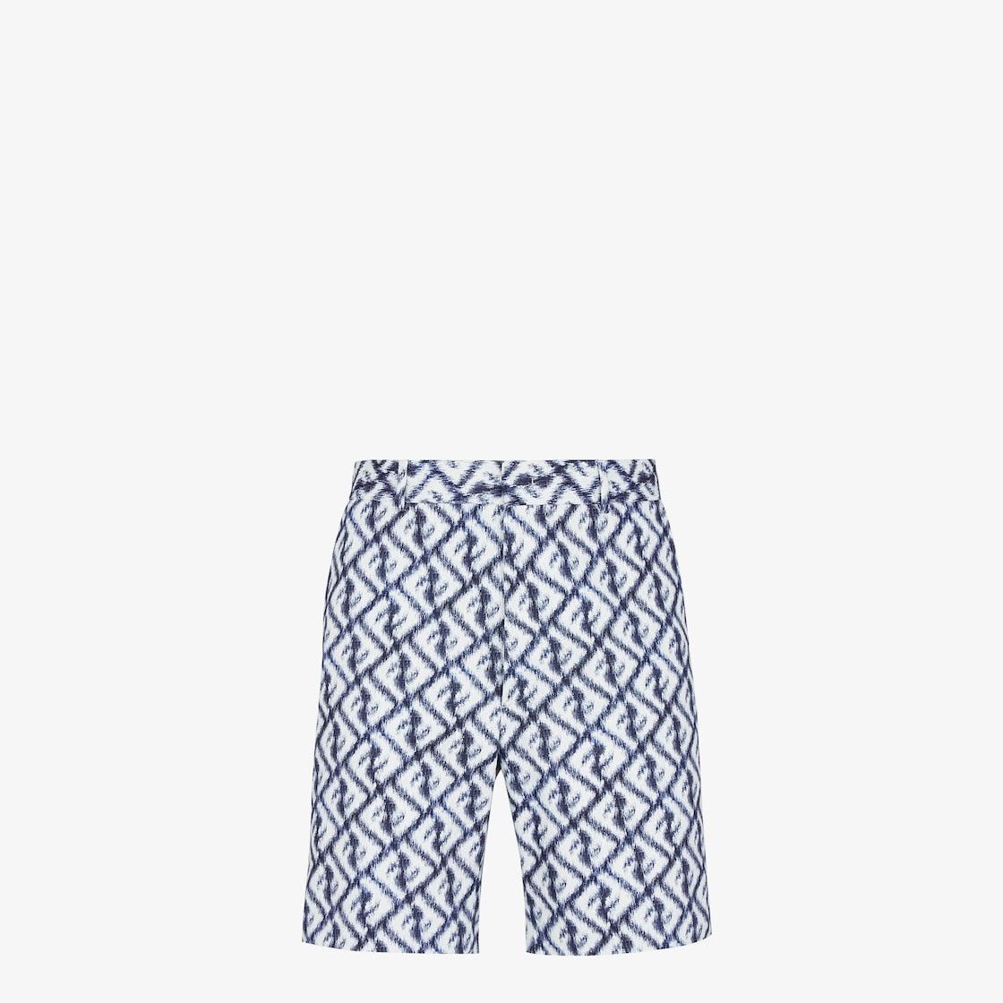 Fendi o1loc1c0824 Bermudas Shorts in Blue/White Size US 36 / EU 52 - 1 Thumbnail