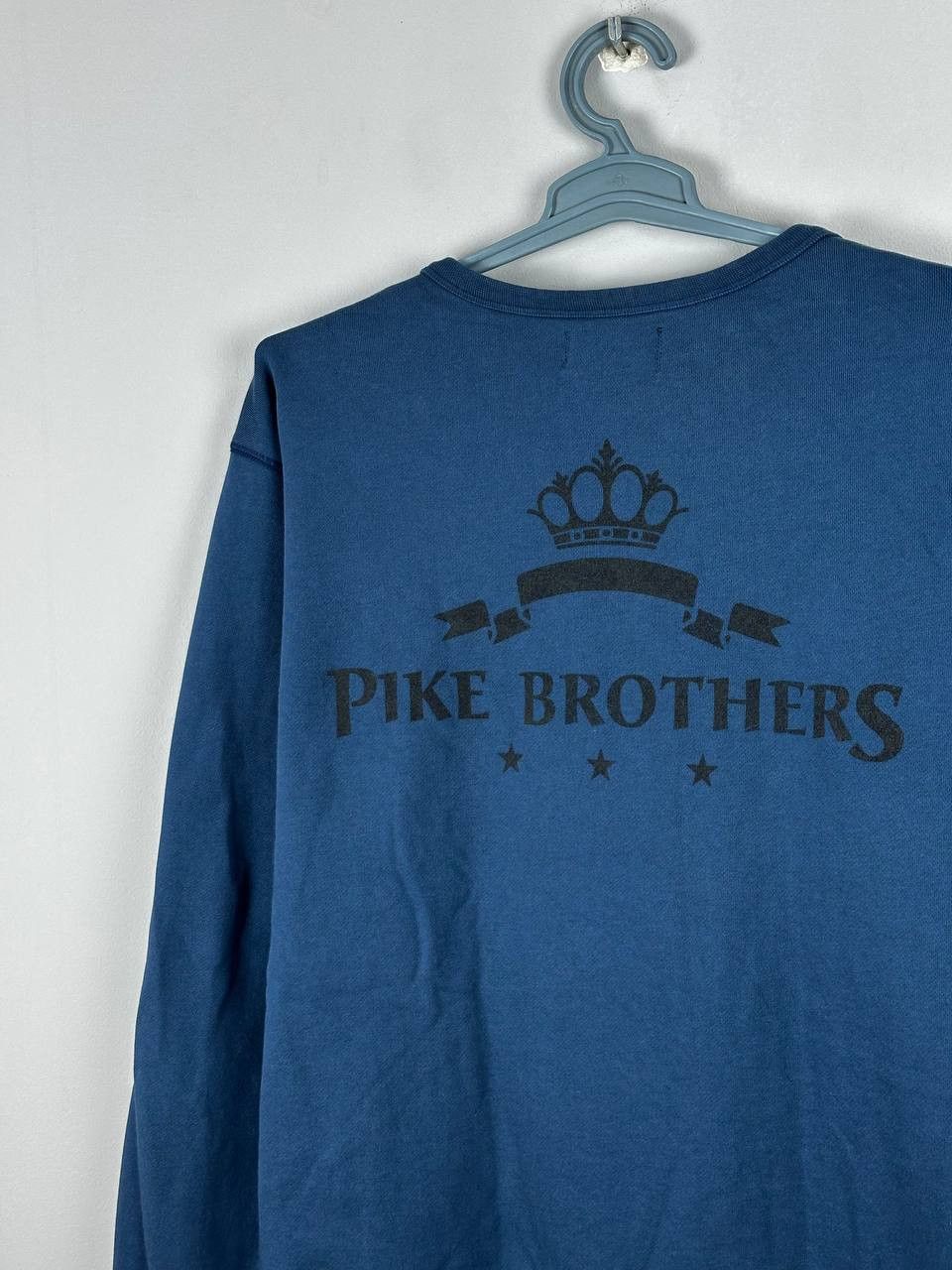 Pike Brothers Pike Brothers Loop Blue Luxury Sweatshirt Made In Portugal Size US XL / EU 56 / 4 - 11 Thumbnail