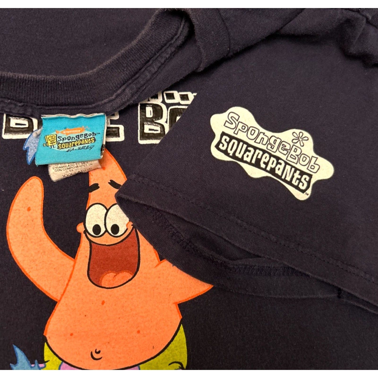 Vintage VINTAGE SpongeBob Patrick 90s Cartoon VTG Shirt Mens 3XL Blue Short Sleeve T-Shirt 2002 Y2K Patrick Star Mens Shirt Size US XXL / EU 58 / 5 - 2 Thumbnail