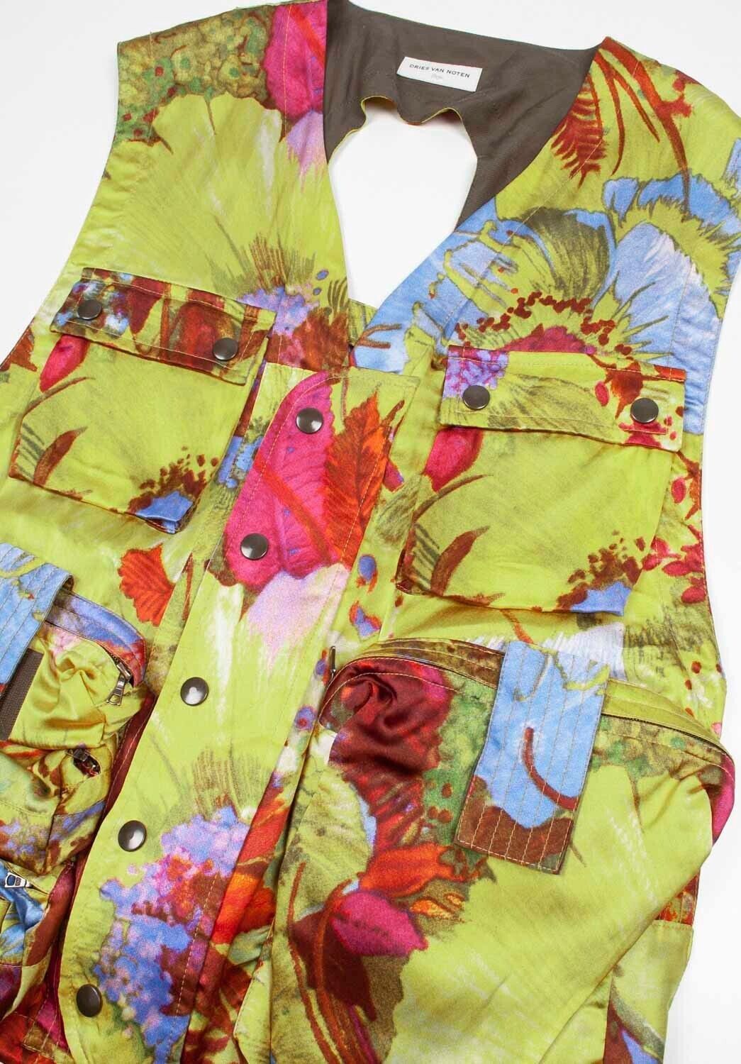 Dries Van Noten Dries Van Noten Men Vest Cargo Floral Size L Size US L / EU 52-54 / 3 - 3 Thumbnail