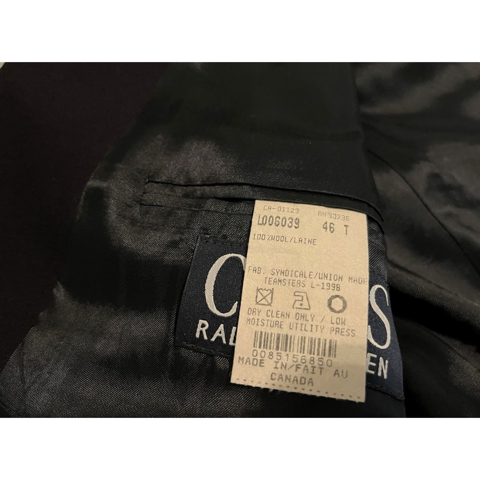 Ralph Lauren Chaps Ralph Lauren Equestrian Blazer Sport Coat Jacket Navy Gold Buttons Mens 46 Size 46R - 4 Thumbnail