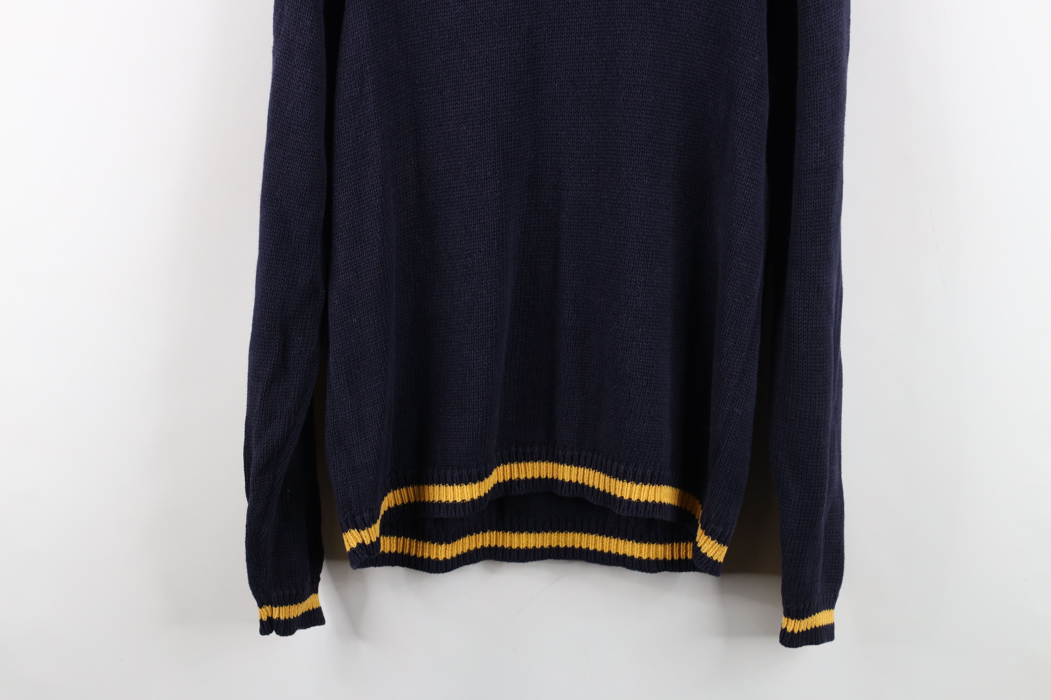 Vintage Vintage 90s Streetwear Diamond Chunky Cable Knit Sweater Size US S / EU 44-46 / 1 - 12 Thumbnail