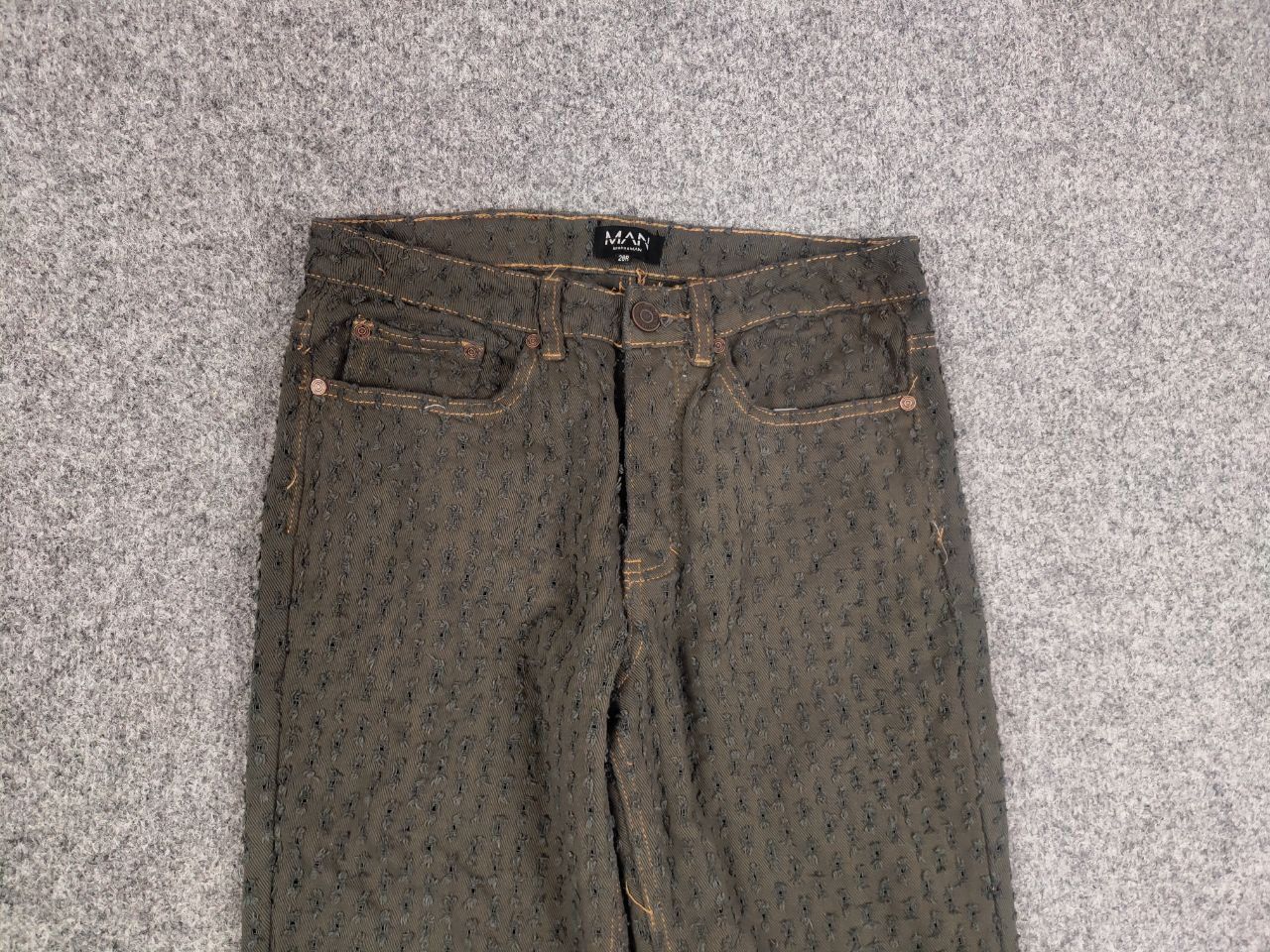 Hysteric Glamour Vintage Japan Distresed Olive If Six Was Nine Style Jeans Size US 30 / EU 46 - 8 Thumbnail