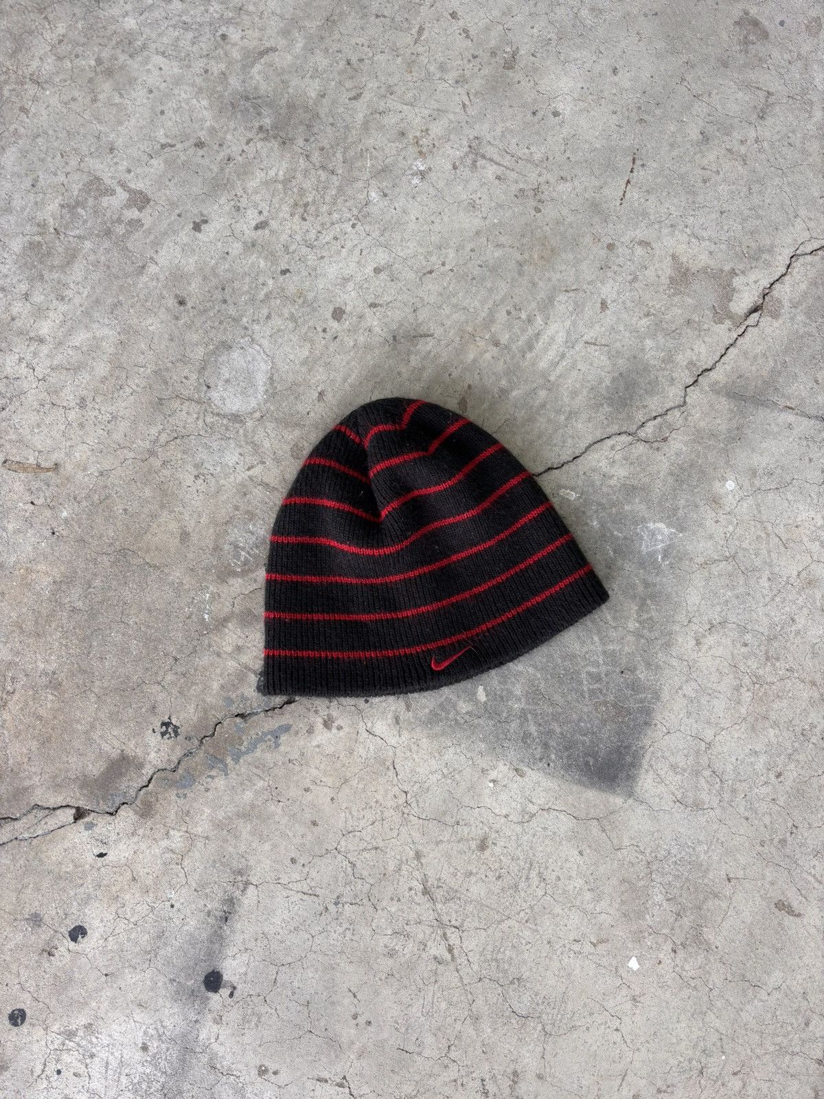 Nike vintage y2k striped nike beanie Size ONE SIZE - 1 Thumbnail