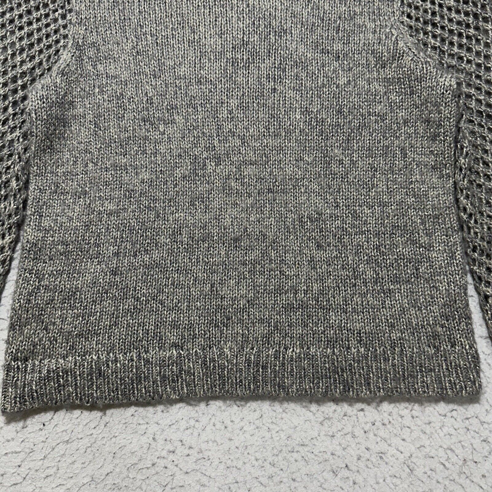 Tommy Bahama Tommy Bahama Small Wool Sweater Sparkle Open Knit Sleeve Size S / US 4 / IT 40 - 5 Thumbnail