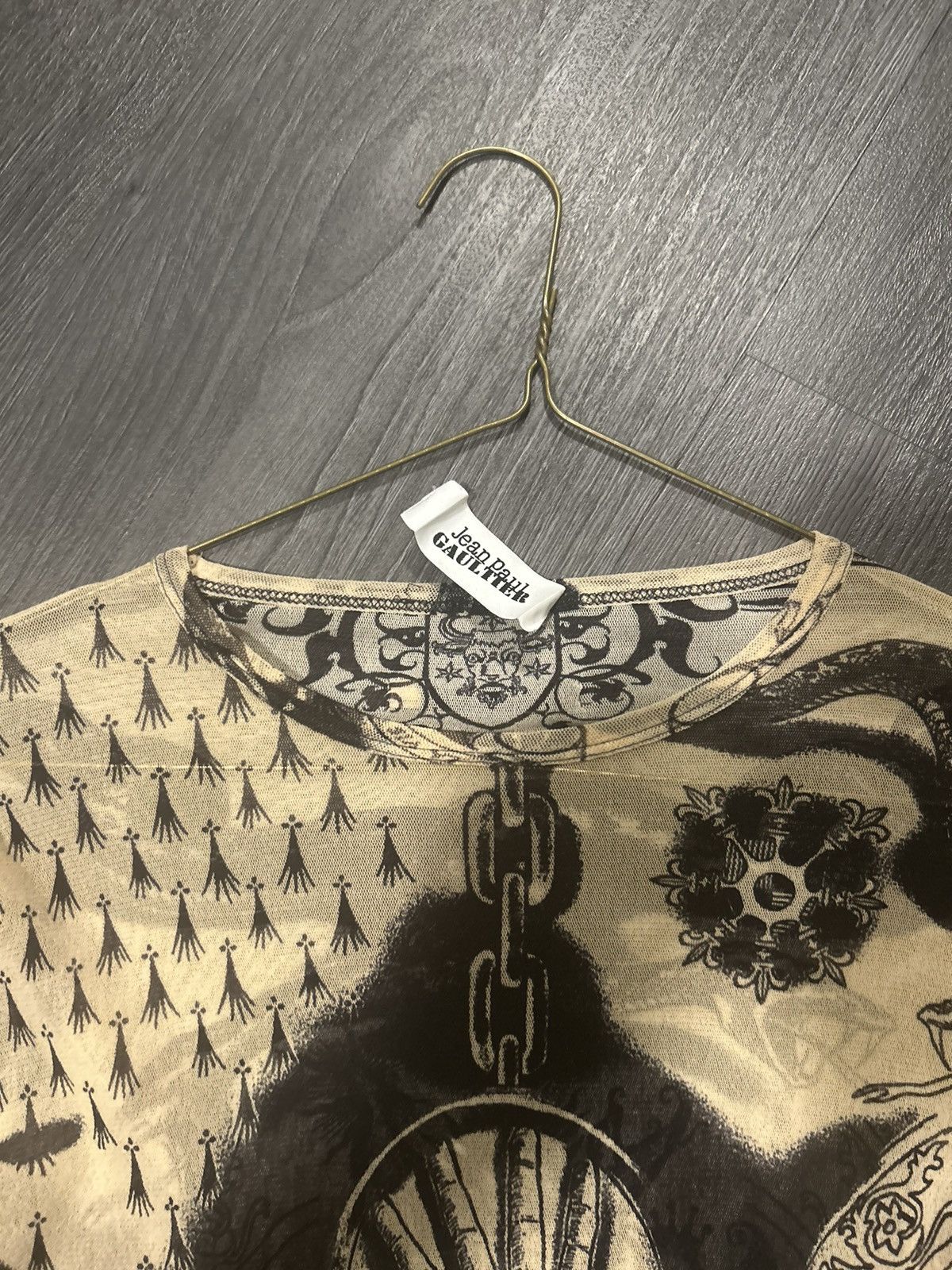 Jean Paul Gaultier Jean Paul Gaultier Mesh Top Size US M / EU 48-50 / 2 - 8 Thumbnail