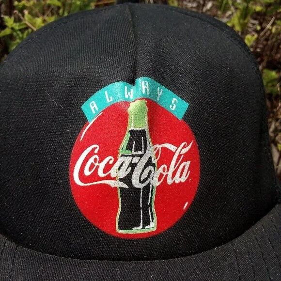Vintage Vintage 90s Always Coca-Cola Snap Back Hat Cap Size ONE SIZE - 2 Thumbnail