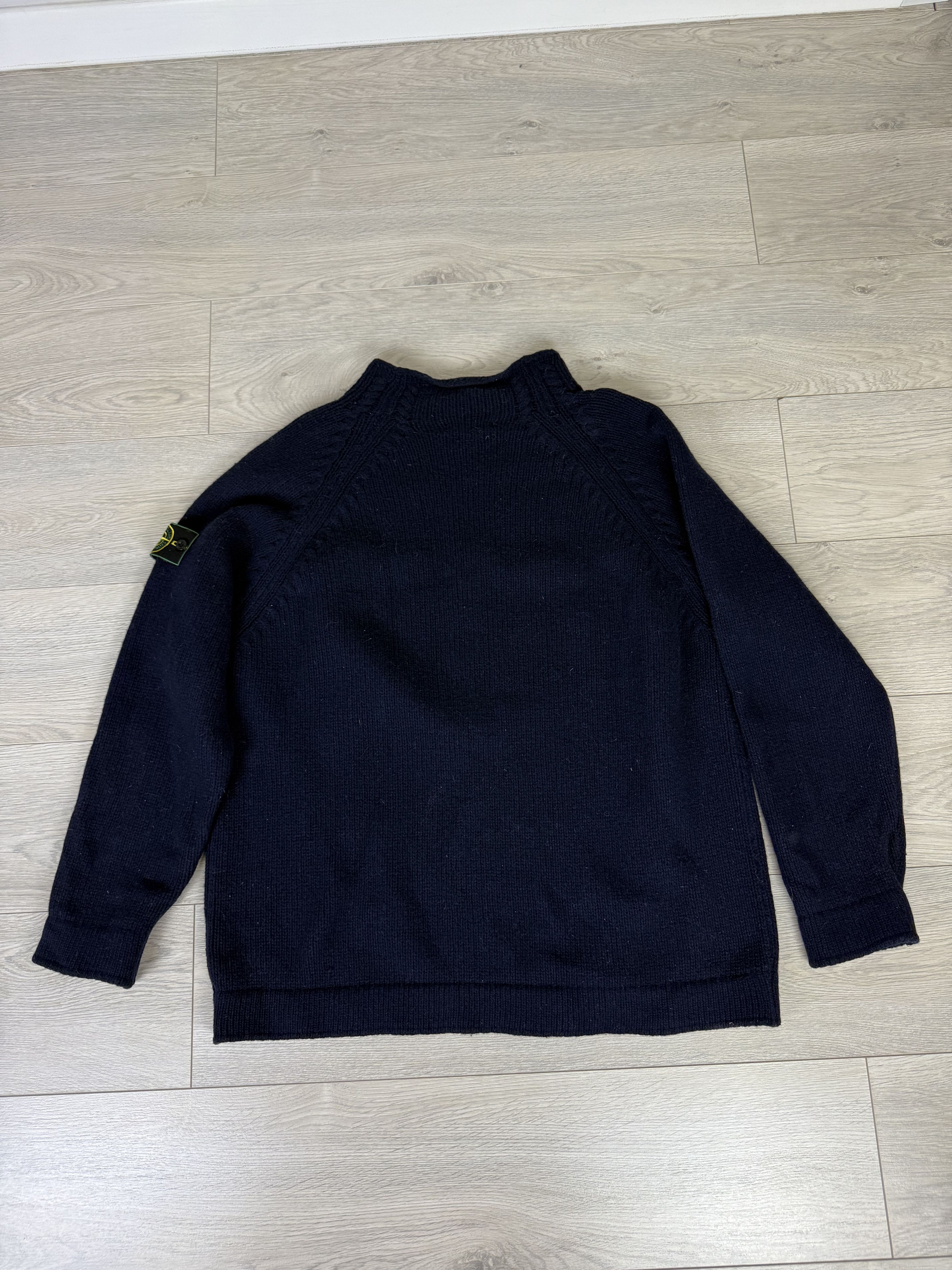 Stone Island Stone Island Archive Wool Fisherman Knit AW 1997 Size US XXL / EU 58 / 5 - 9 Thumbnail