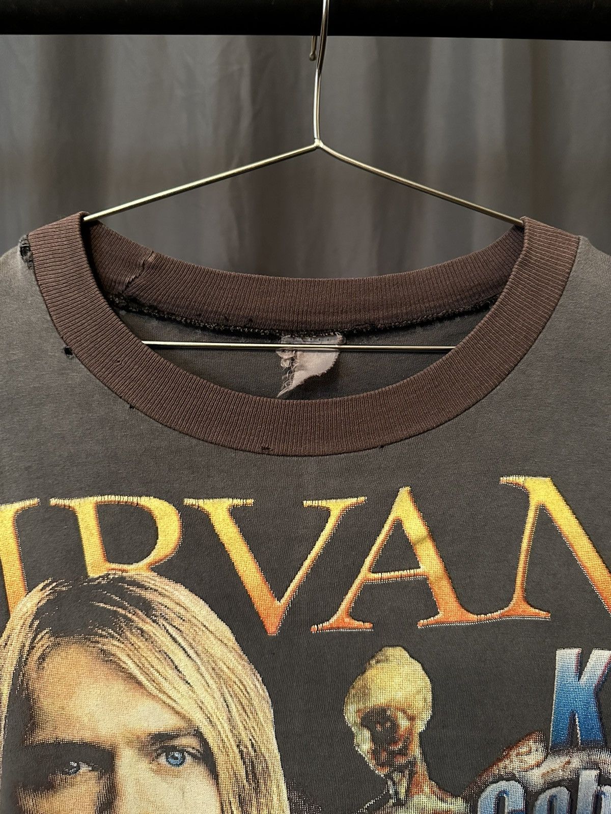 Vintage Vintage Nirvana Kurt Cobain T-Shirt Size US XL / EU 56 / 4 - 9 Thumbnail