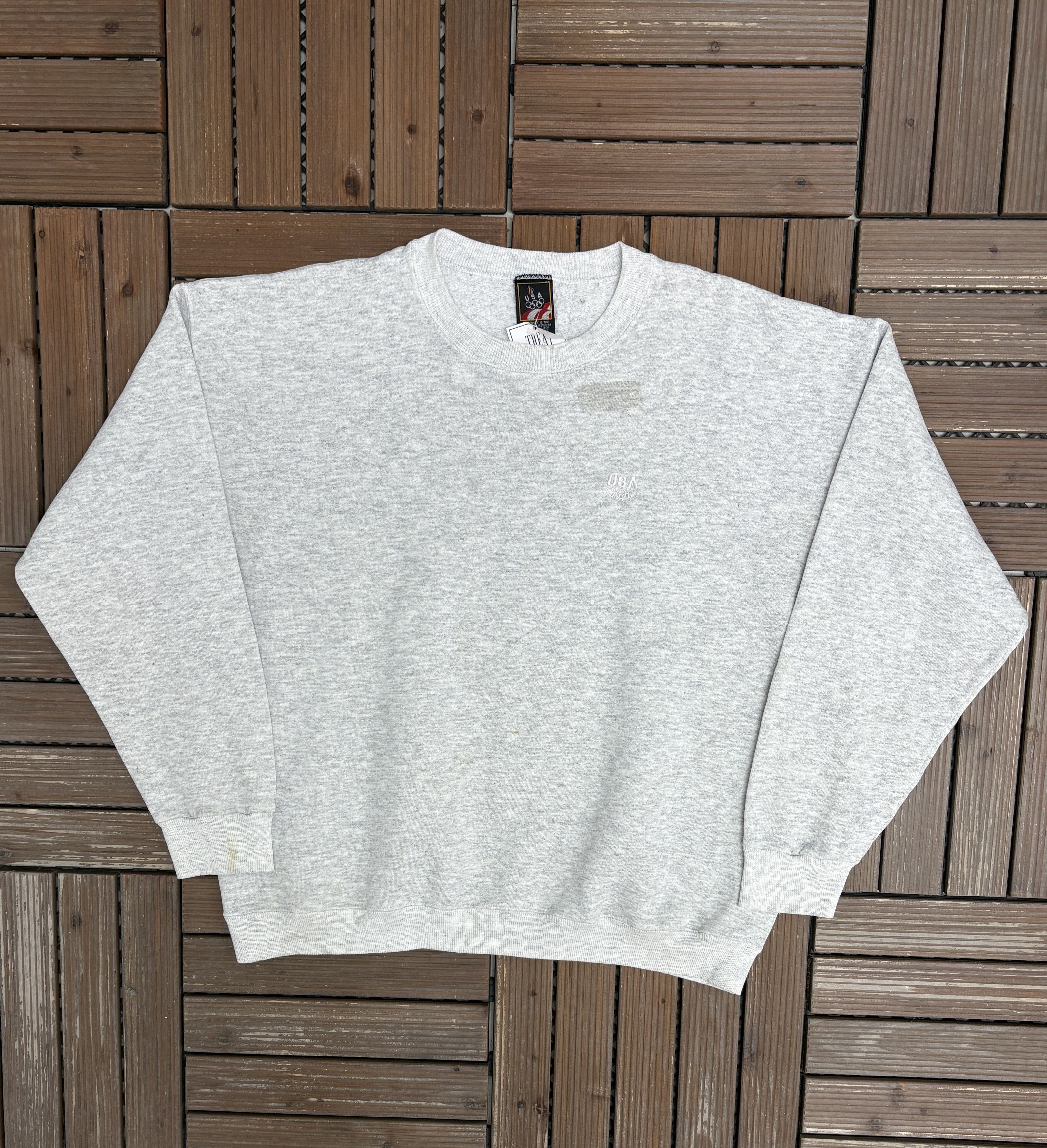 Vintage Atlanta Olympics Embroidered Vintage Sweater Crewneck Size US L / EU 52-54 / 3 - 1 Thumbnail