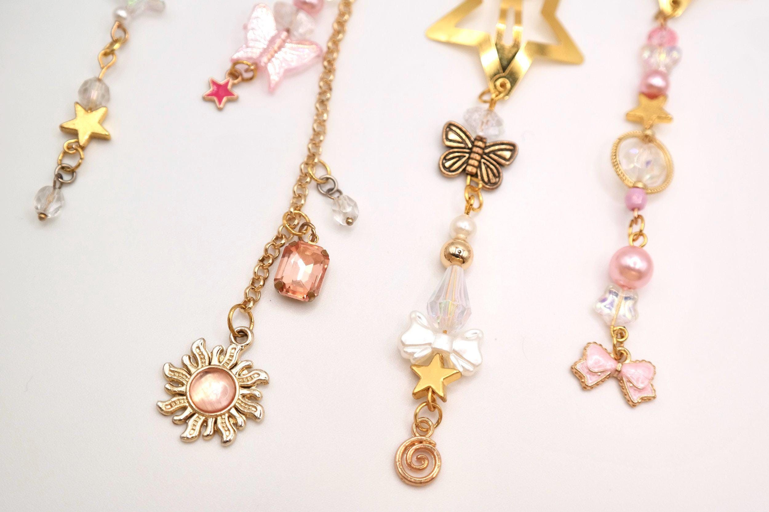 Handmade Gold Star Decorated Hair Clips Size ONE SIZE - 8 Thumbnail